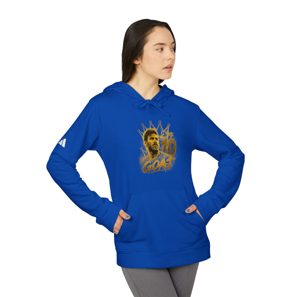 Adidas Hoodie, Messi GOAT Graphic — Streetwear Pullover