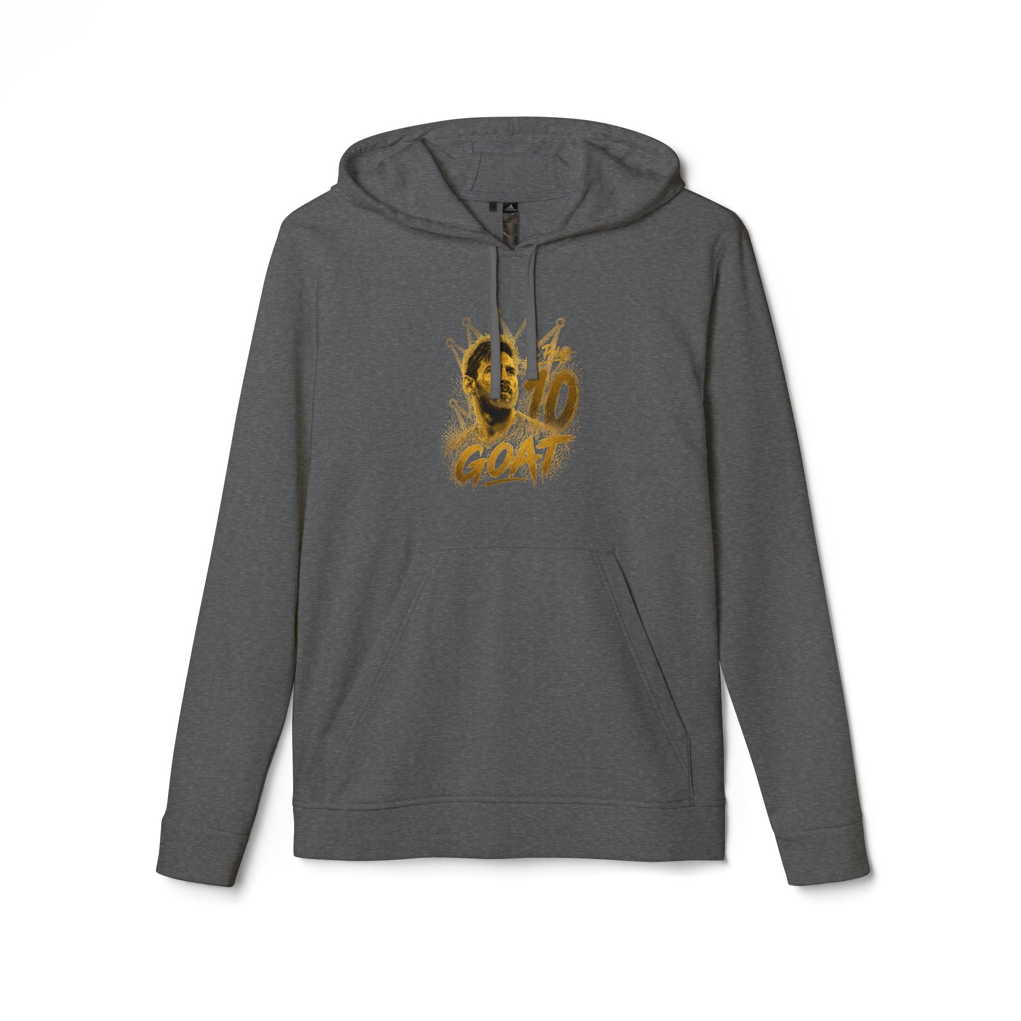 Sudadera con Capucha Adidas, Gráfico de Messi GOAT — Sudadera Urbana