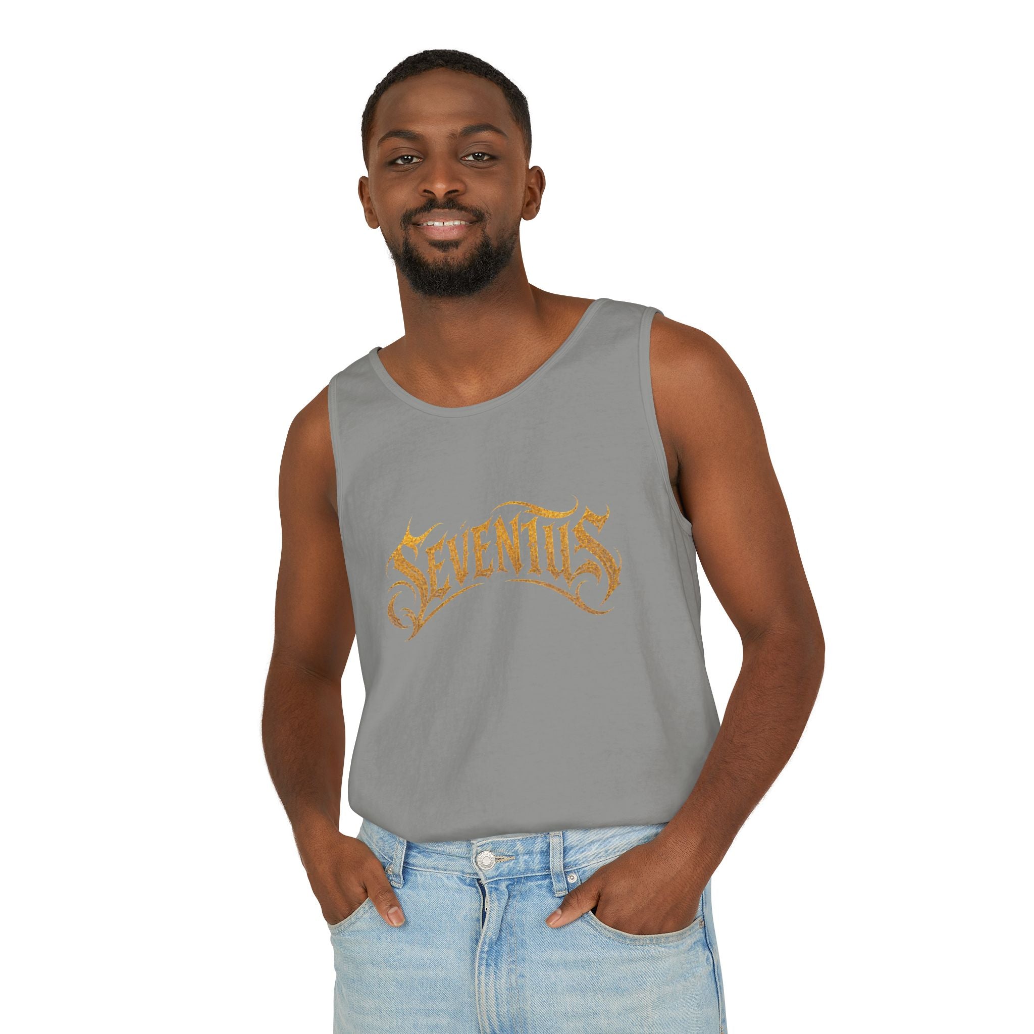 Tank Top — Seventus Panther Graphic "Born Dominant"
