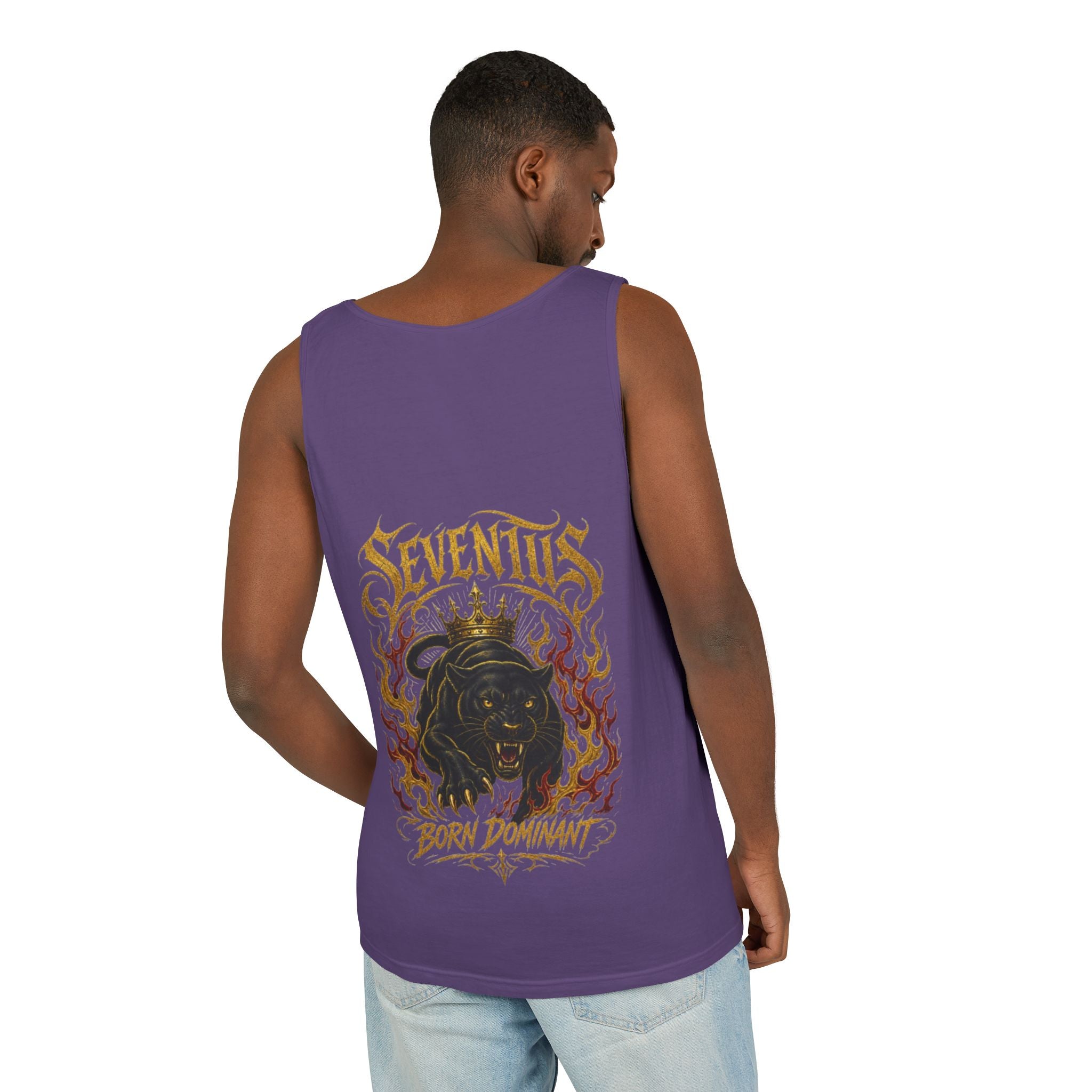 Tank Top — Seventus Panther Graphic "Born Dominant"