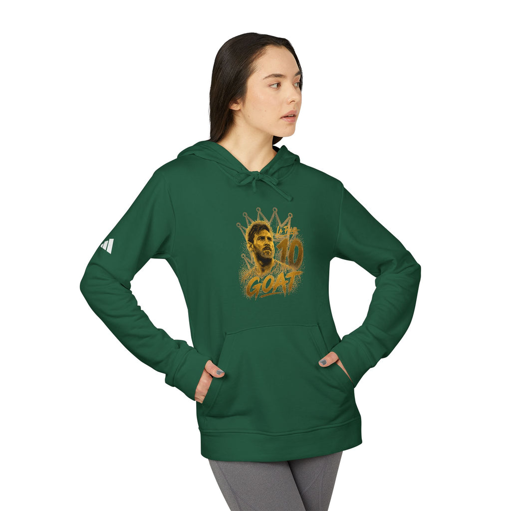 Adidas Hoodie, Messi GOAT Graphic — Streetwear Pullover