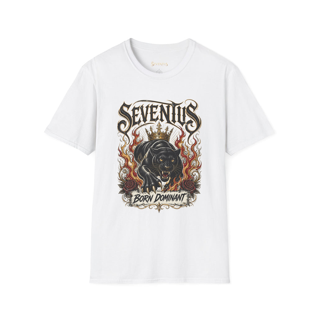 Born Dominant T-Shirt — 'Seventus' Panther Graphic Tee