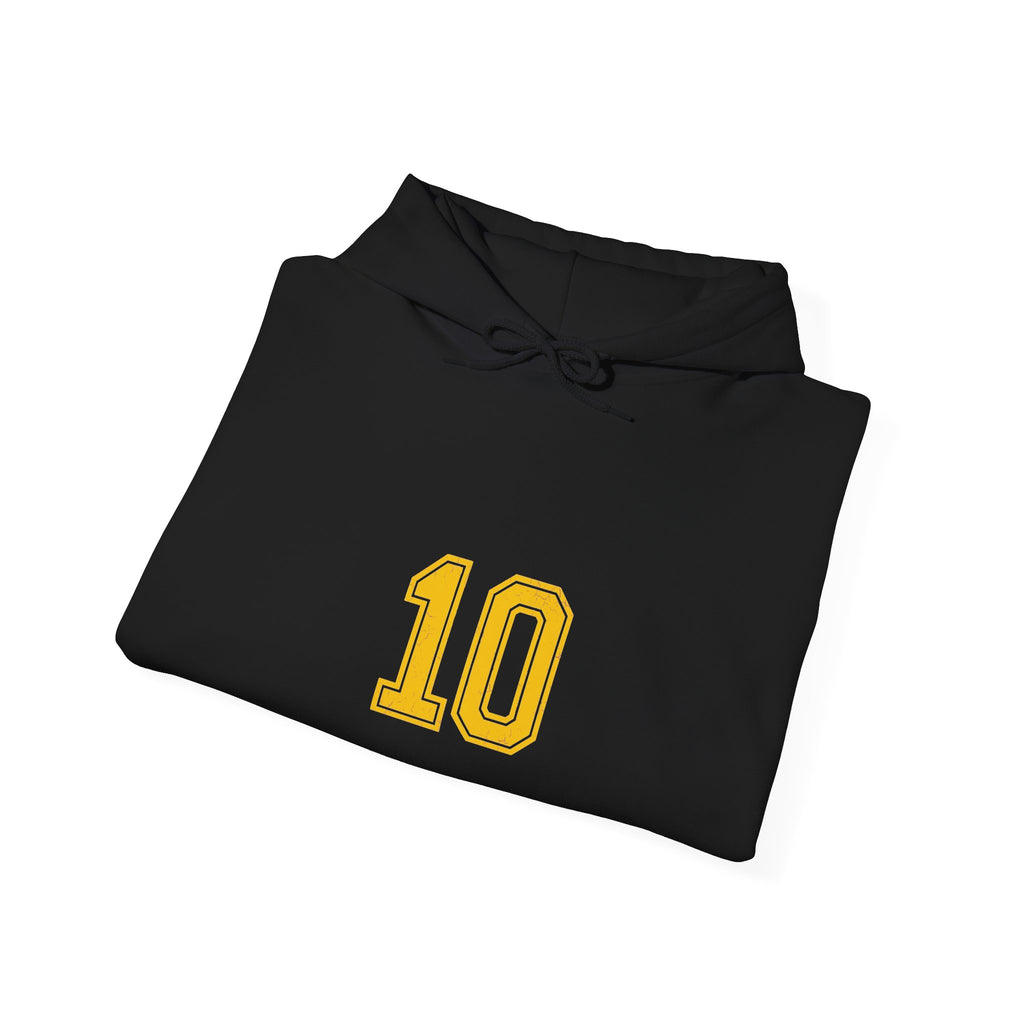 Number 10 Hoodie | Sports Jersey Hoodie, Team Spirit Athletic Style
