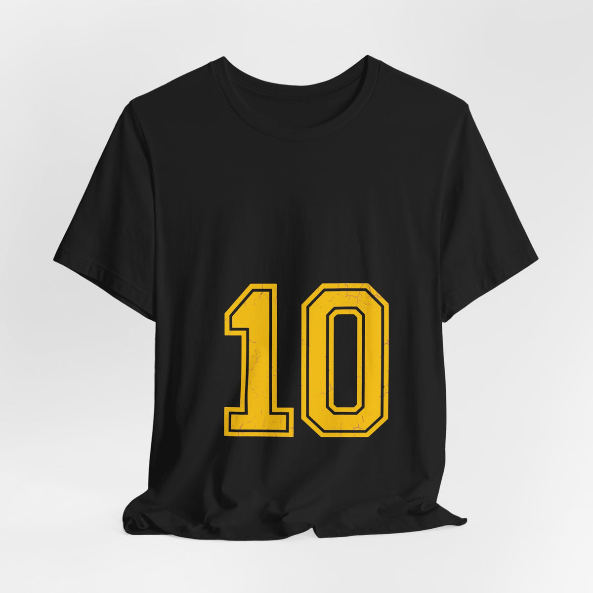 Varsity Number 10 T-Shirt | Sports Jersey Style, Team Spirit