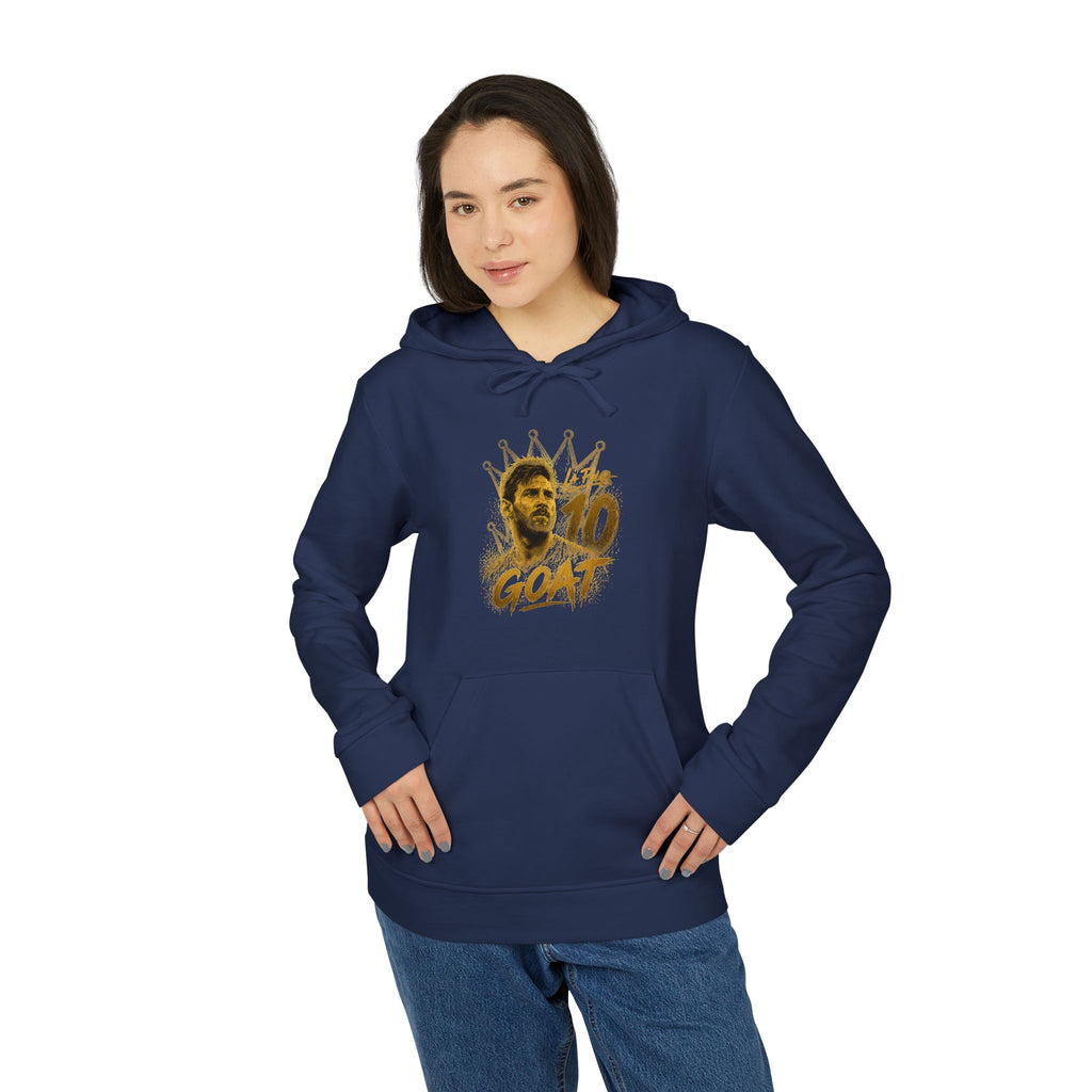 Adidas Hoodie, Messi GOAT Graphic — Streetwear Pullover