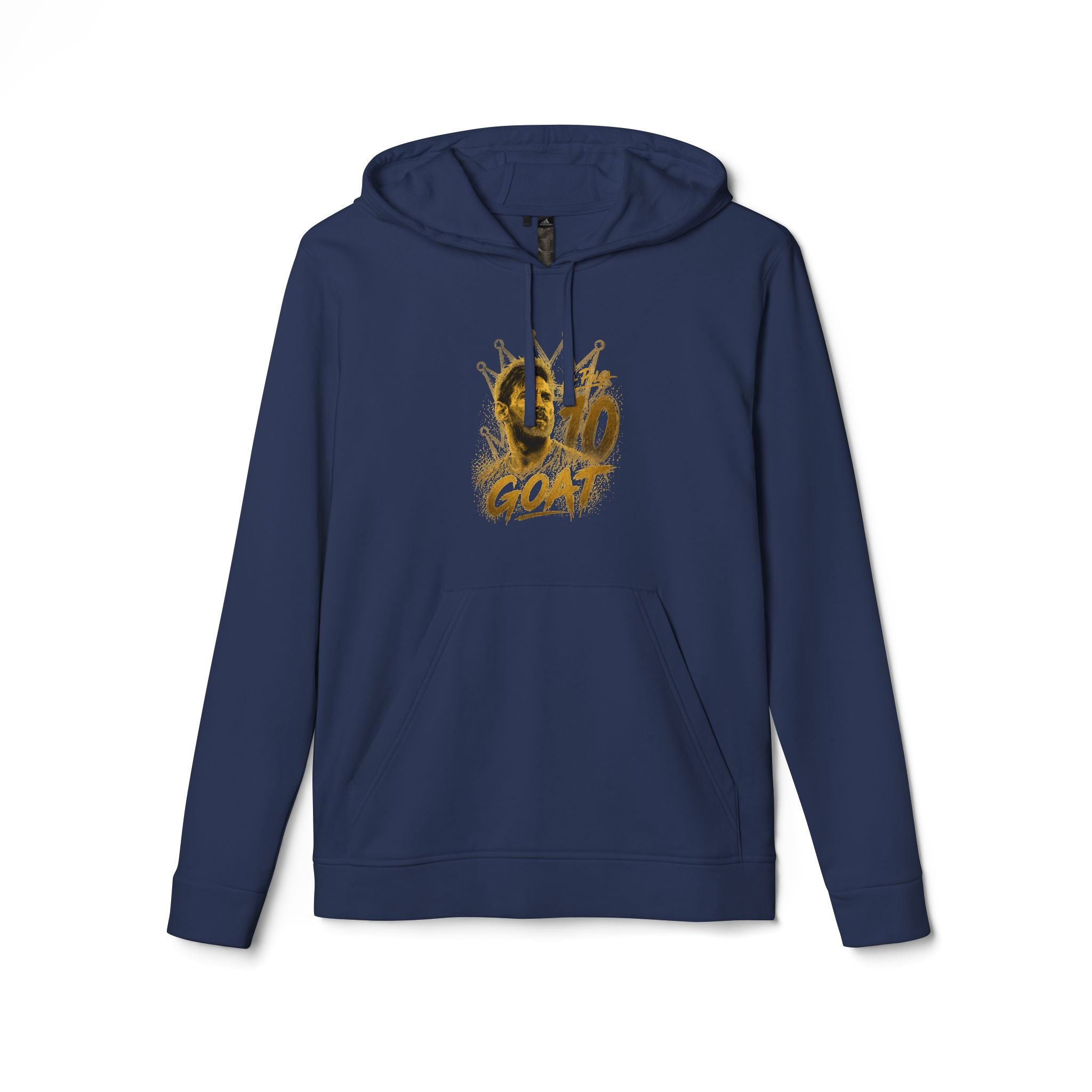 Sudadera con Capucha Adidas, Gráfico de Messi GOAT — Sudadera Urbana