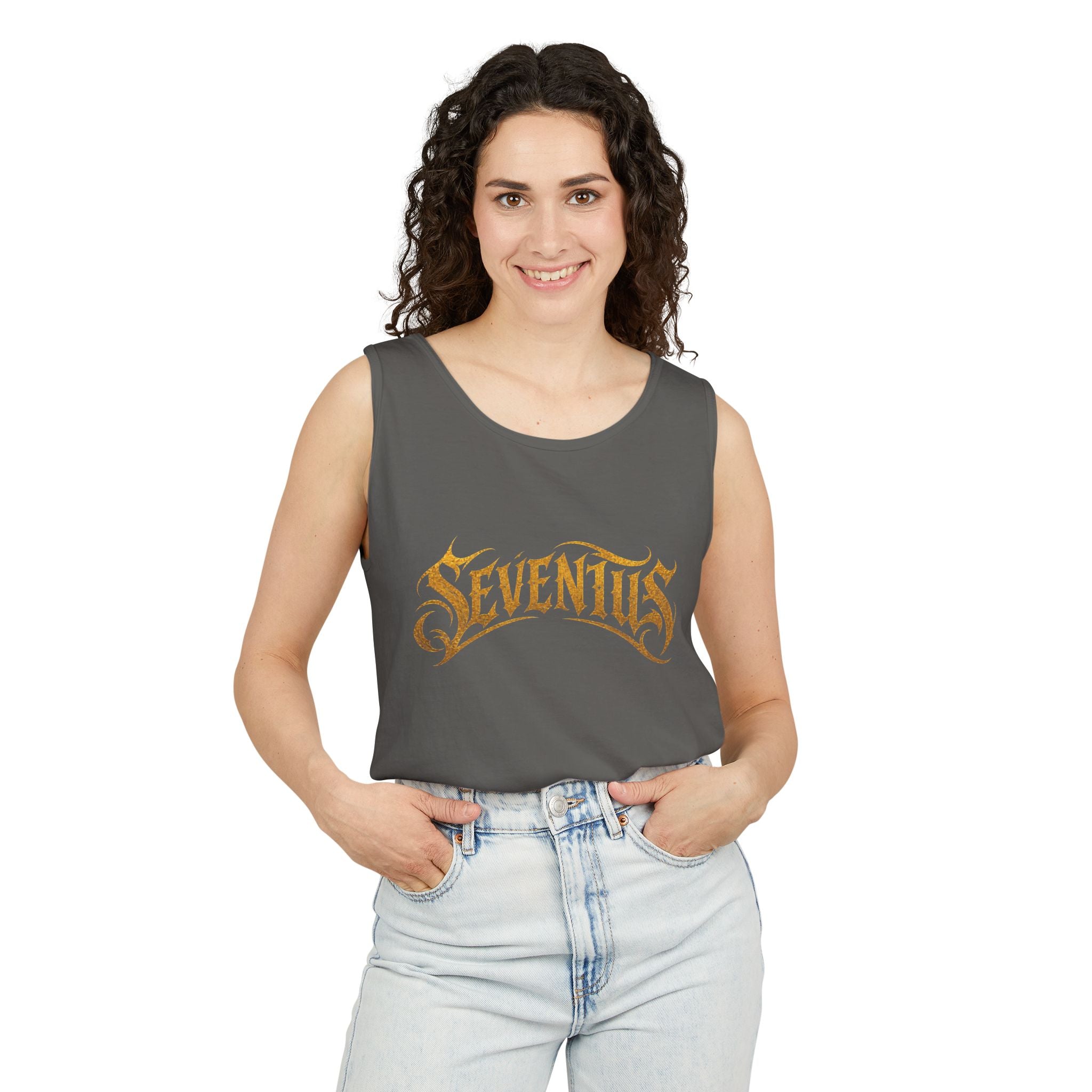 Tank Top — Seventus Panther Graphic "Born Dominant"