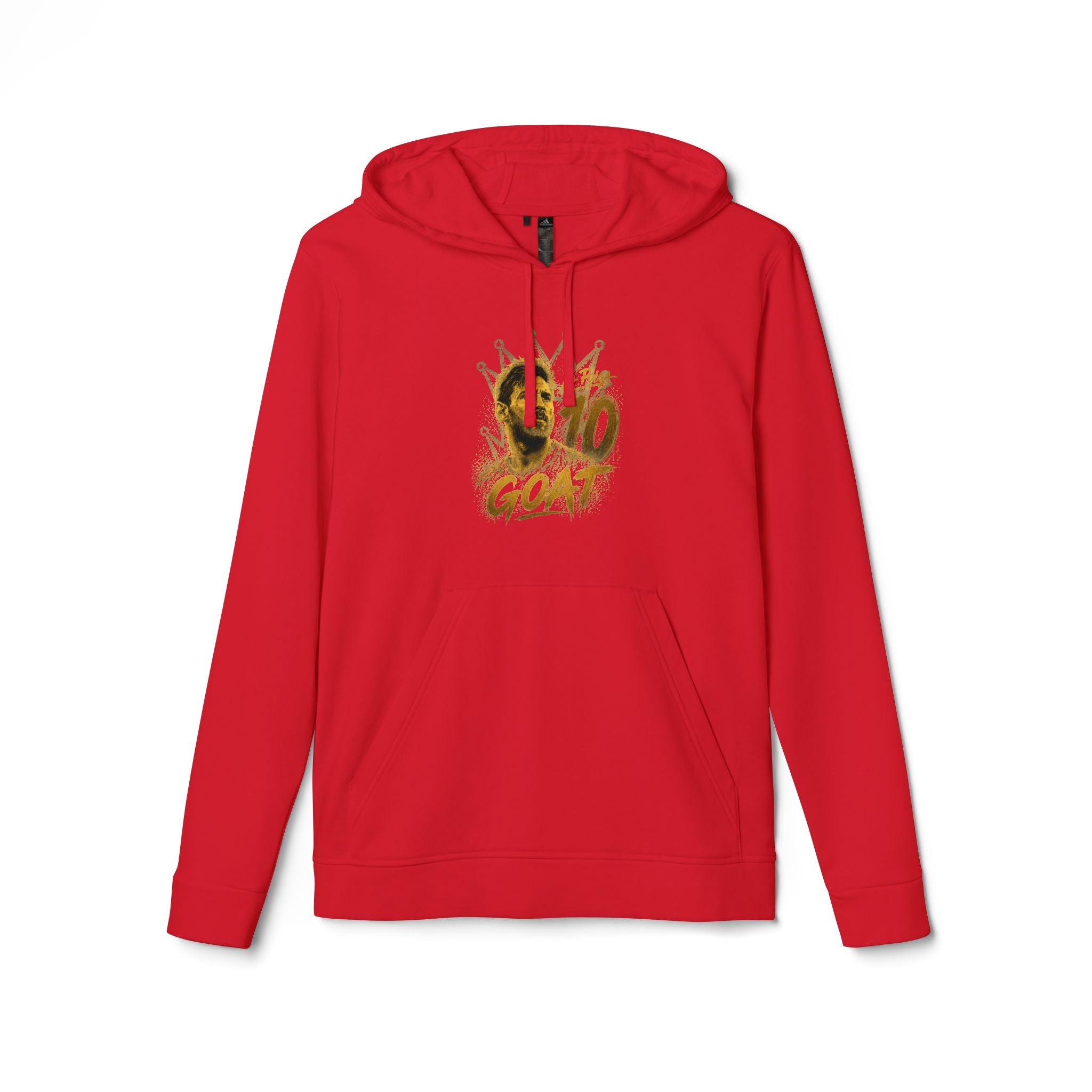 Sudadera con Capucha Adidas, Gráfico de Messi GOAT — Sudadera Urbana