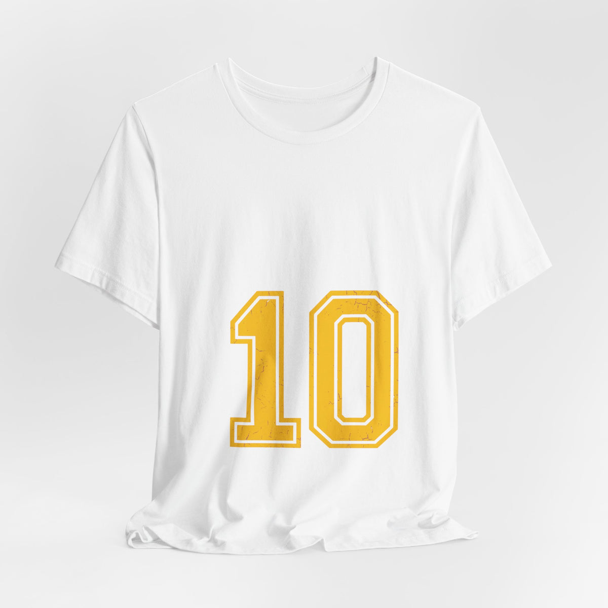 Varsity Number 10 T-Shirt | Sports Jersey Style, Team Spirit