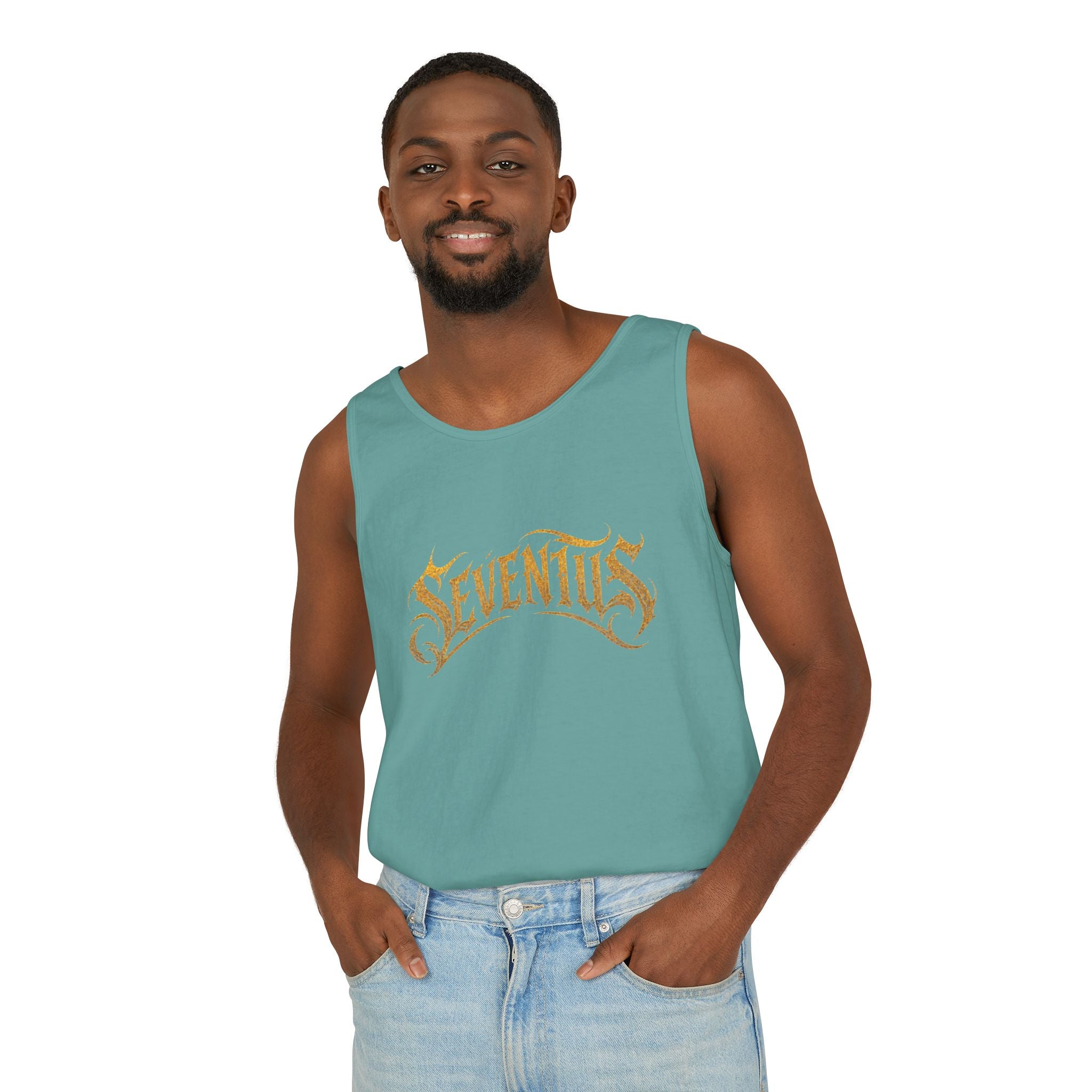 Tank Top — Seventus Panther Graphic "Born Dominant"