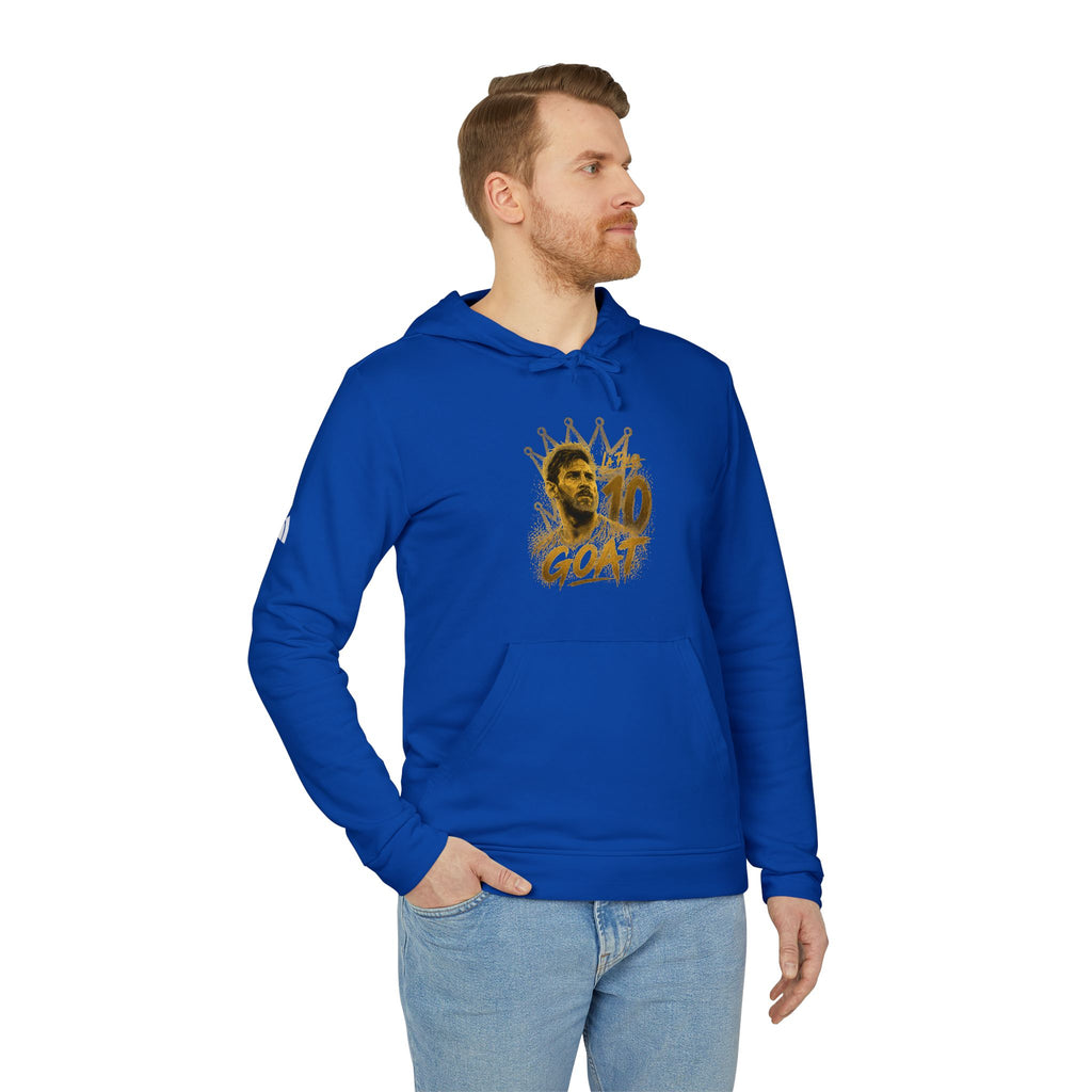 Adidas Hoodie, Messi GOAT Graphic — Streetwear Pullover