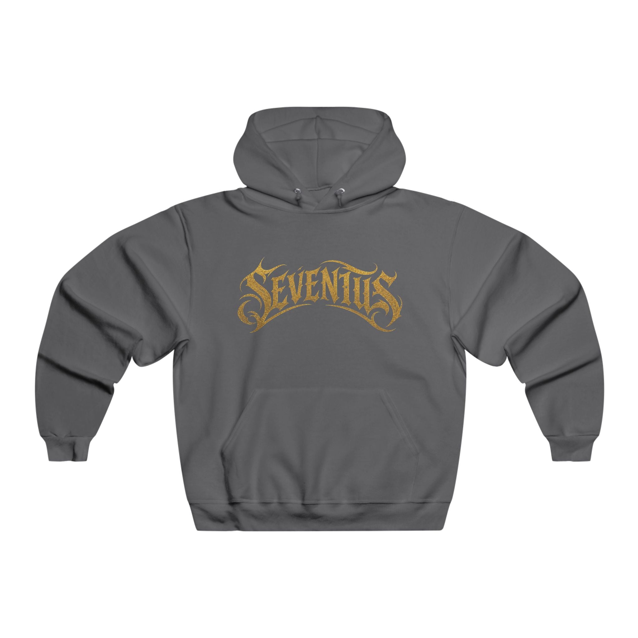 Sudadera con Capucha Gráfica Seventus — Estampado Trasero de Pantera en Llamas