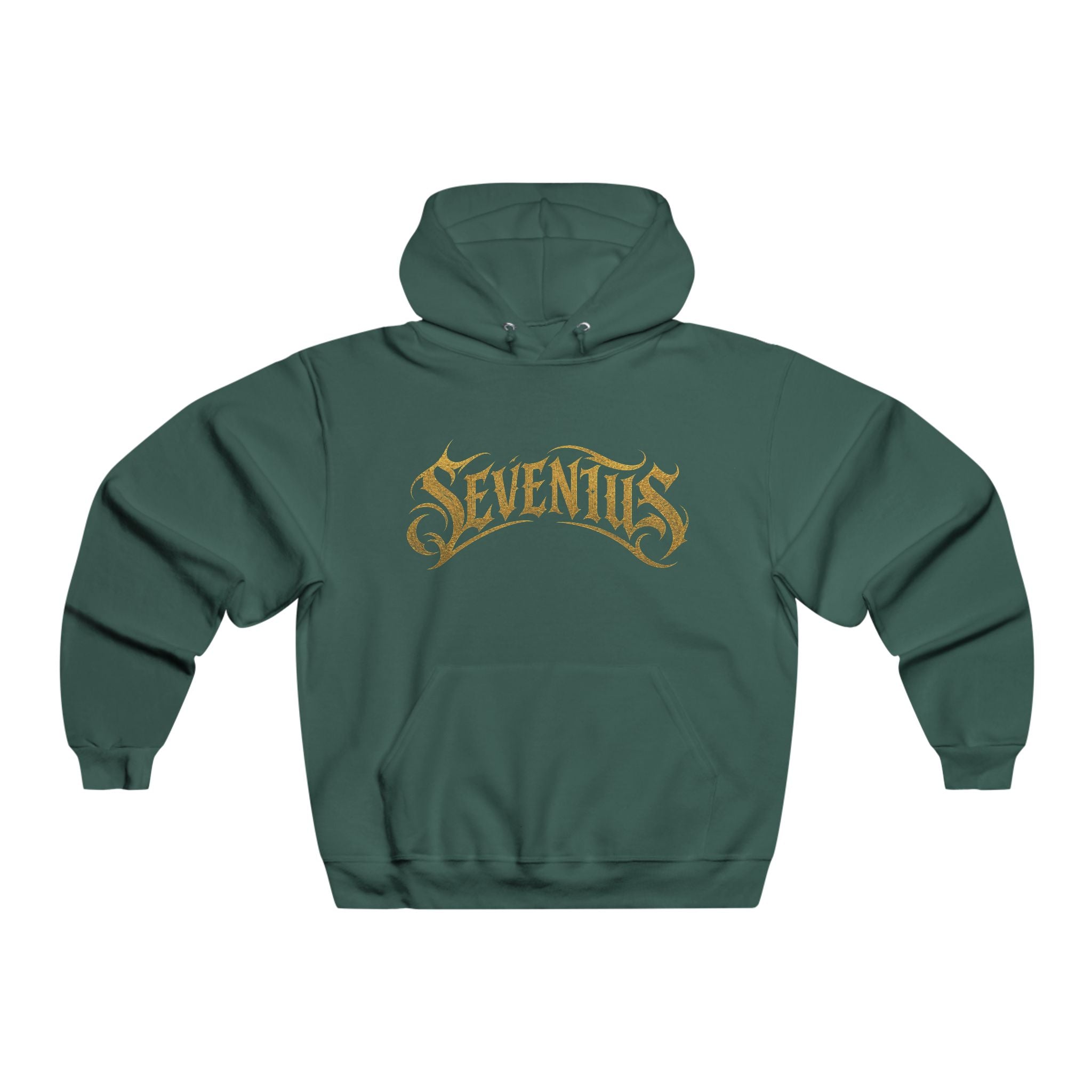 Sudadera con Capucha Gráfica Seventus — Estampado Trasero de Pantera en Llamas