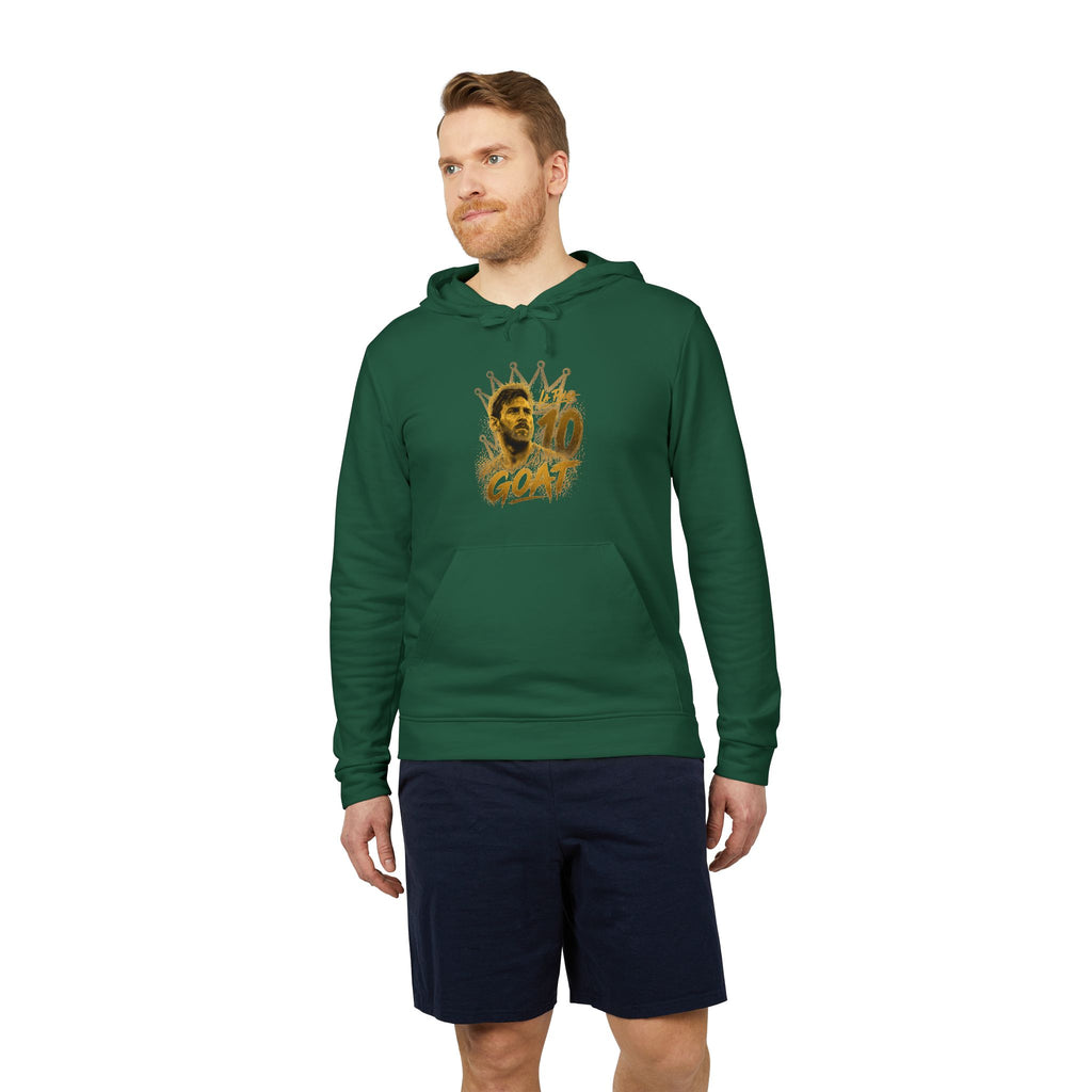 Adidas Hoodie, Messi GOAT Graphic — Streetwear Pullover