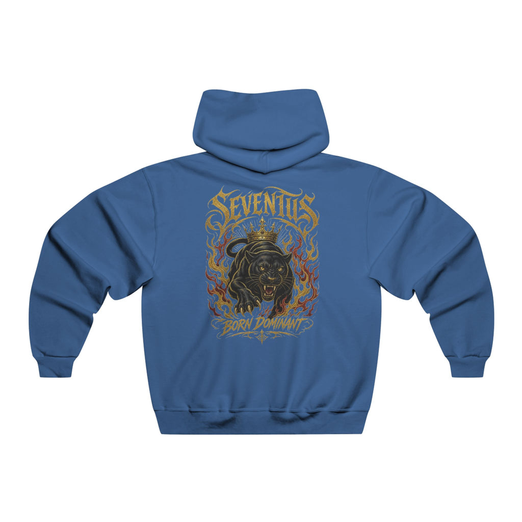 Seventus Graphic Hoodie — Flame Panther Back Print