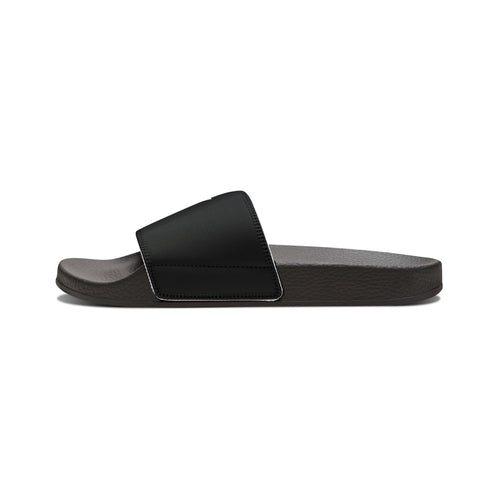 AUREUS | Men's Removable-Strap Slide Sandals, White/Black with Large Logo