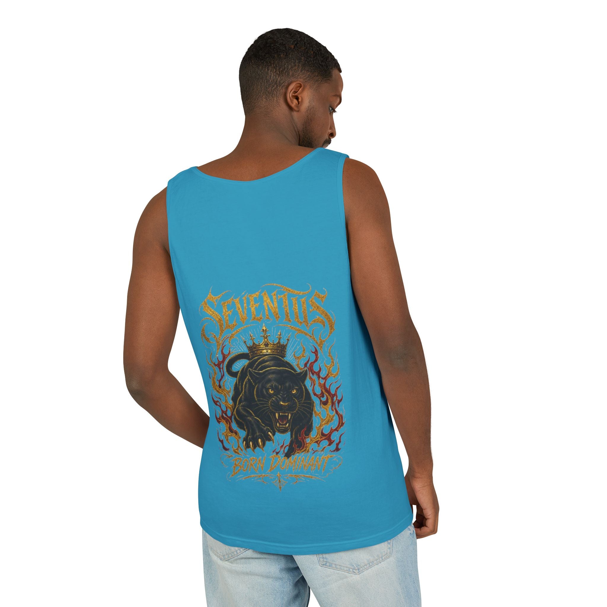 Tank Top — Seventus Panther Graphic "Born Dominant"