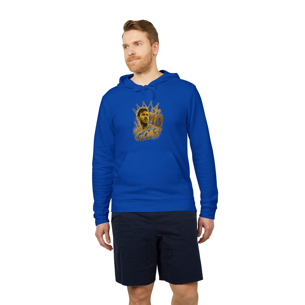 Adidas Hoodie, Messi GOAT Graphic — Streetwear Pullover