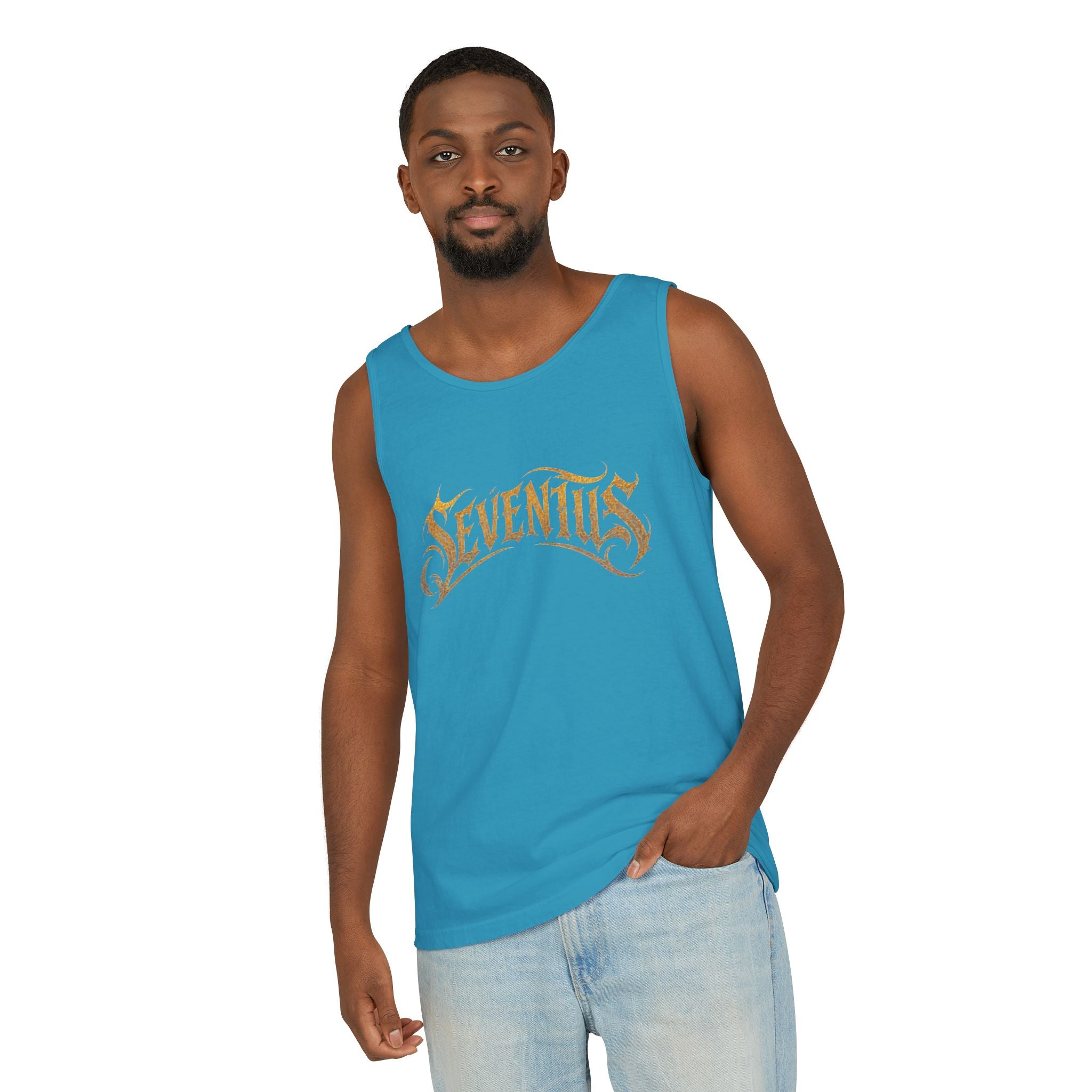Tank Top — Seventus Panther Graphic "Born Dominant"