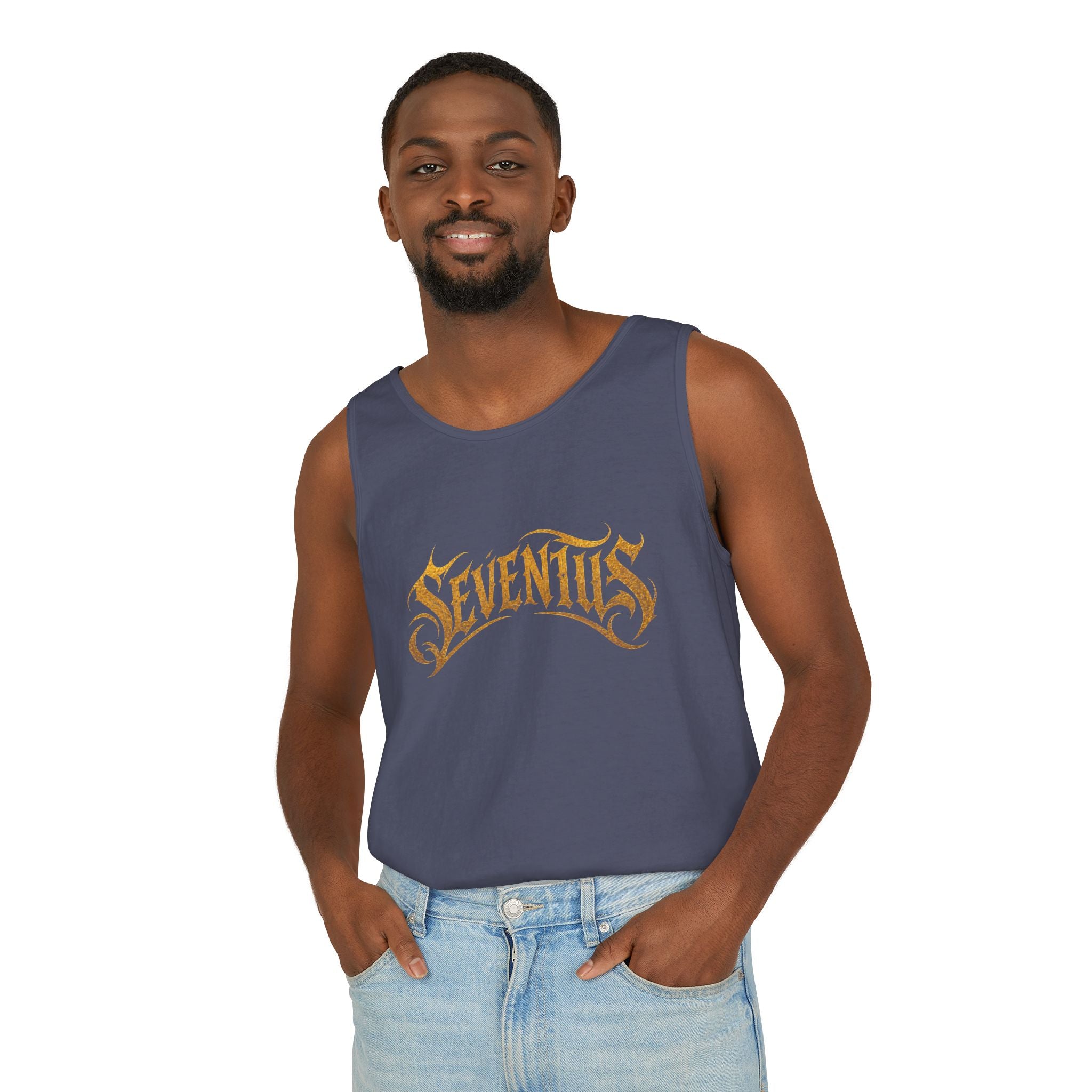 Tank Top — Seventus Panther Graphic "Born Dominant"
