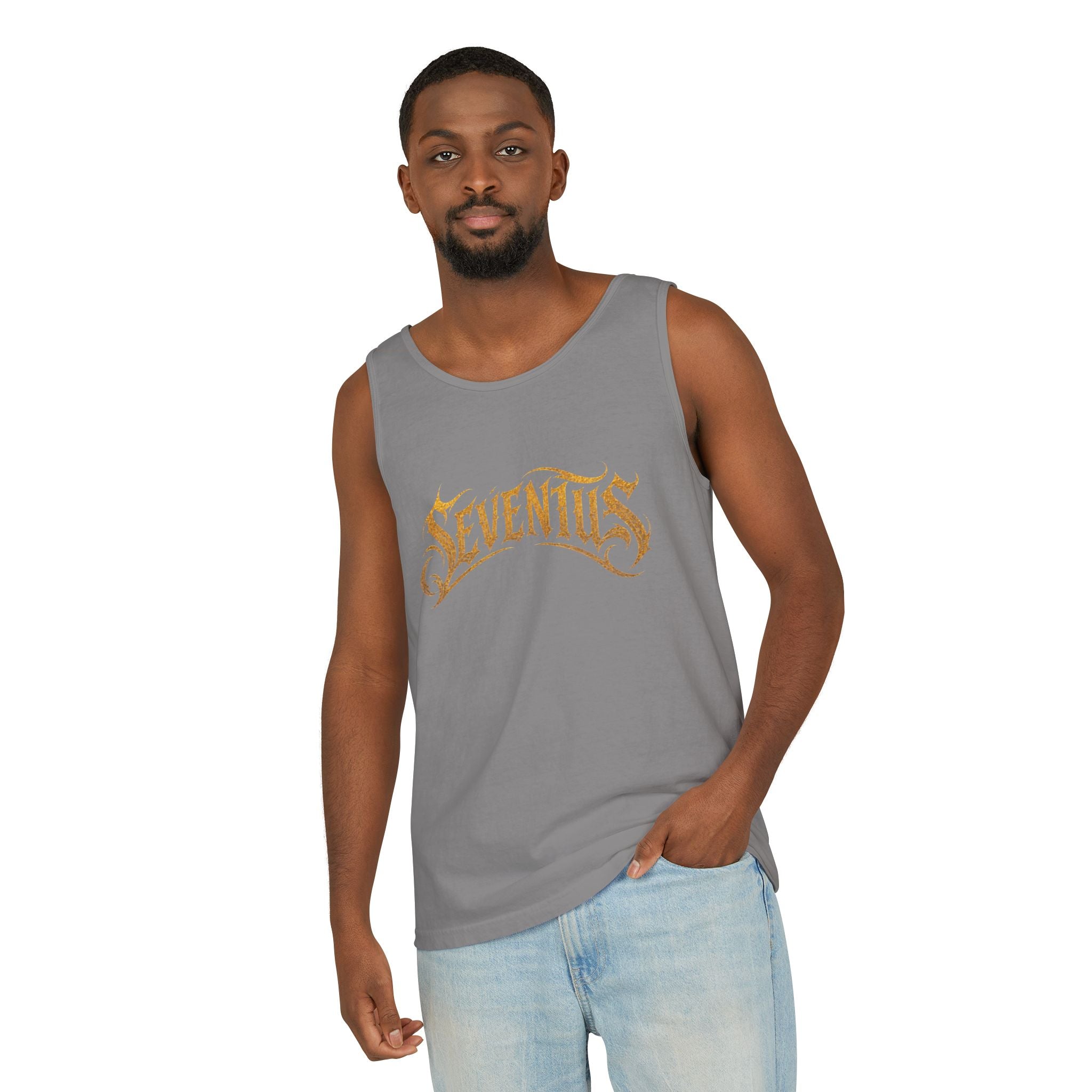 Tank Top — Seventus Panther Graphic "Born Dominant"
