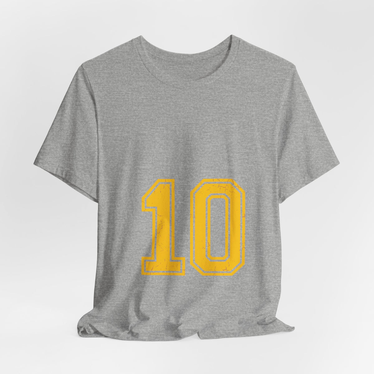 Varsity Number 10 T-Shirt | Sports Jersey Style, Team Spirit