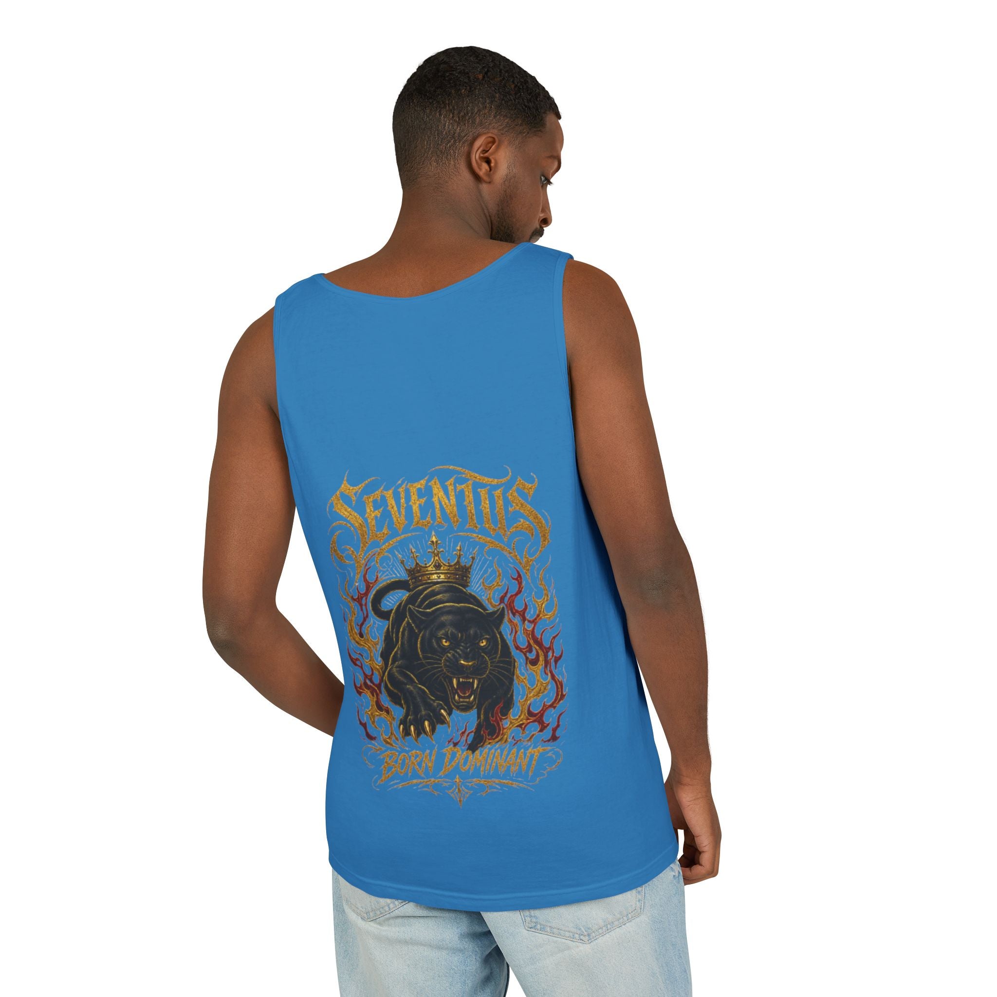 Tank Top — Seventus Panther Graphic "Born Dominant"
