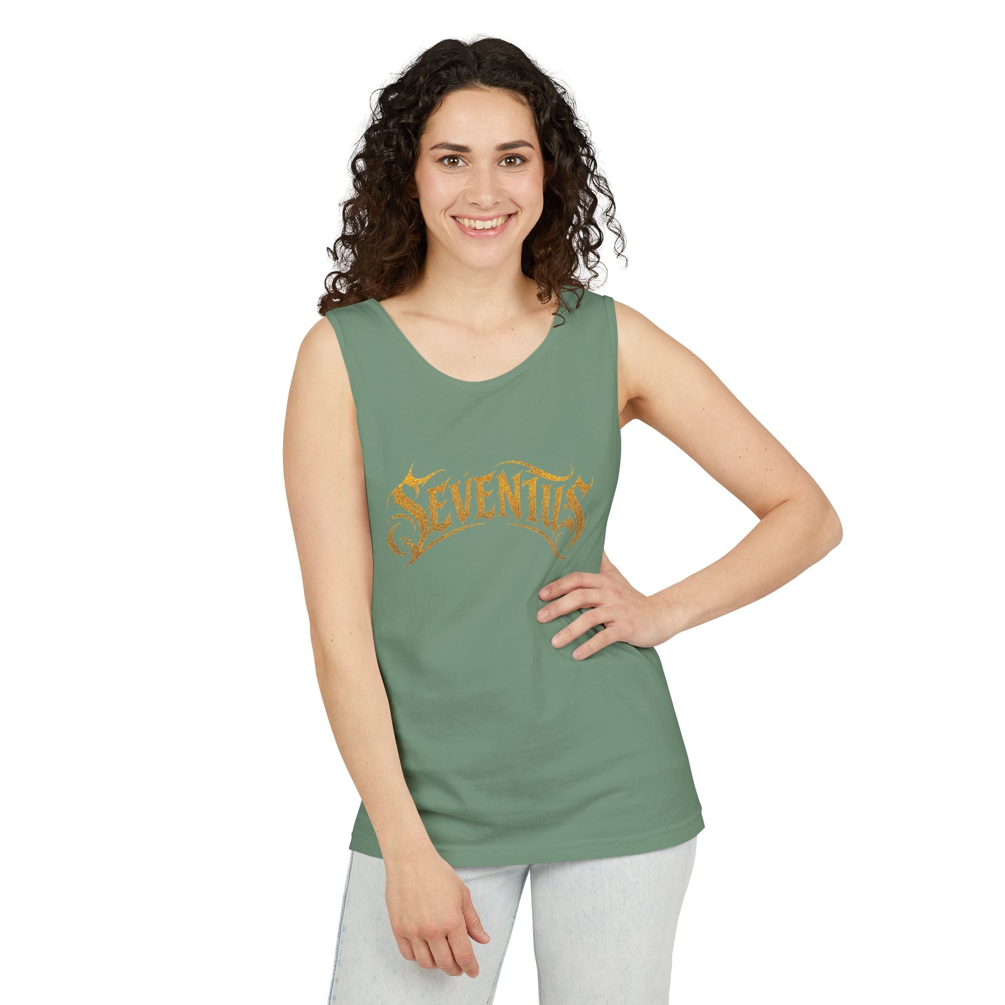 Tank Top — Seventus Panther Graphic "Born Dominant"
