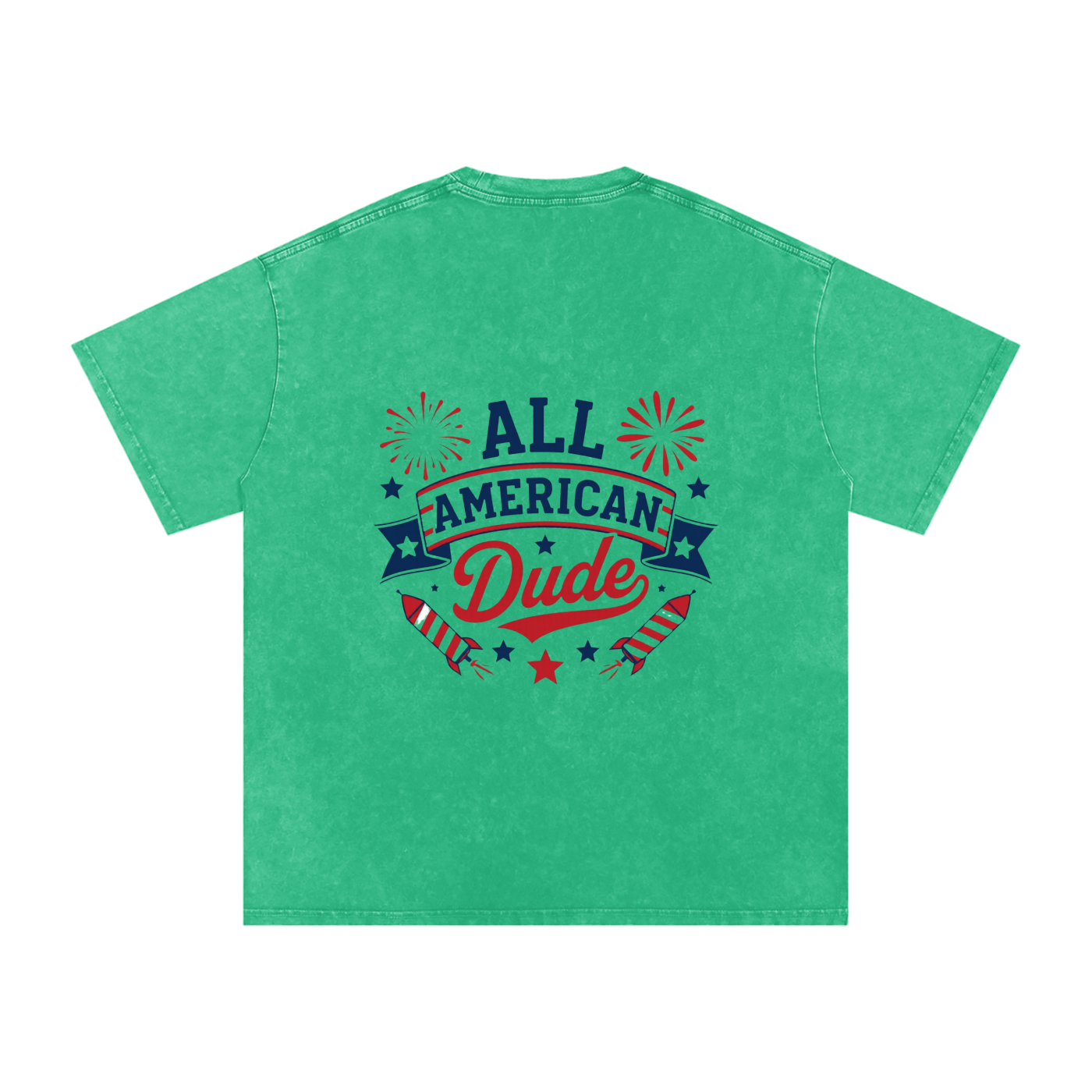 DOMINUS | All American Dude, Snow Washed Oversized Cotton T-Shirt