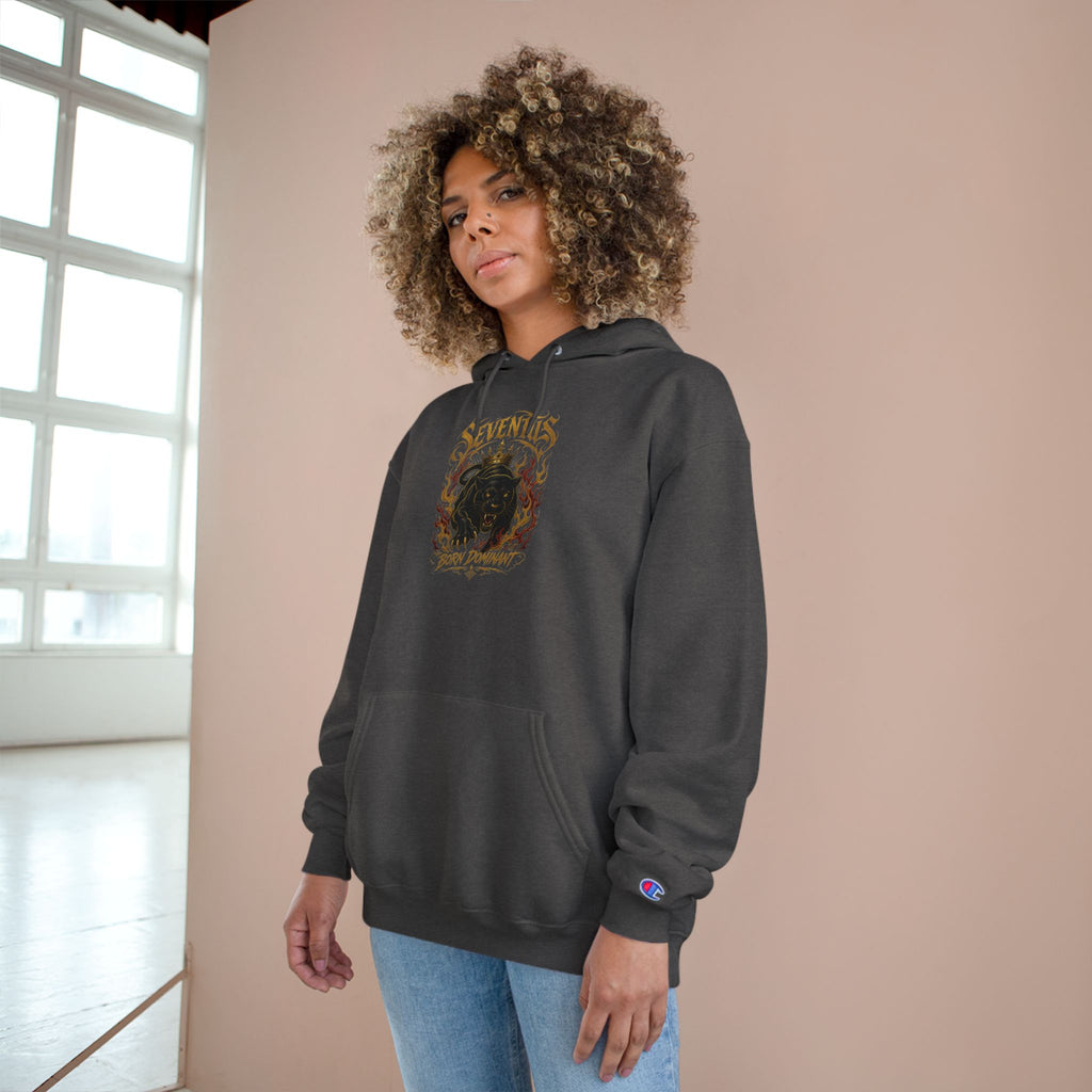 Champion Hoodie — 'Seventus' Vintage Flame Graphic Pullover