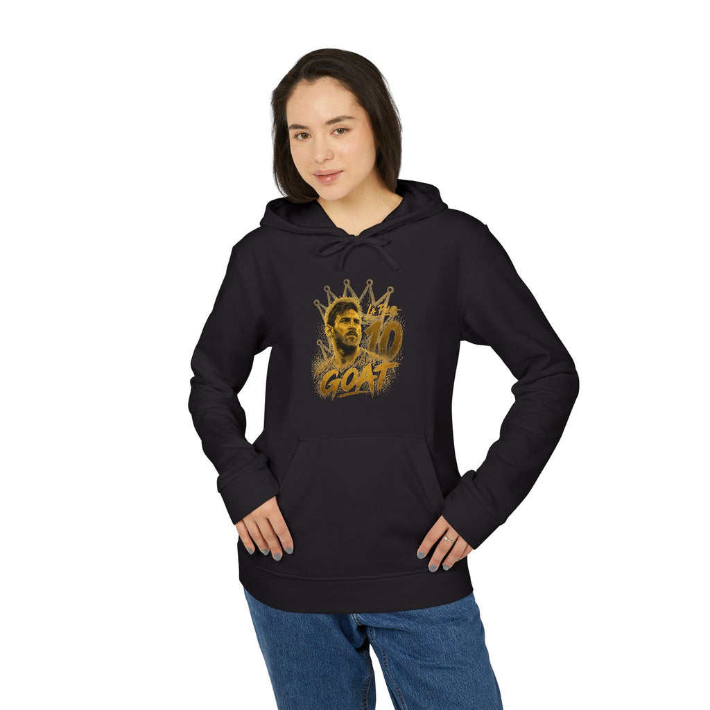 Adidas Hoodie, Messi GOAT Graphic — Streetwear Pullover
