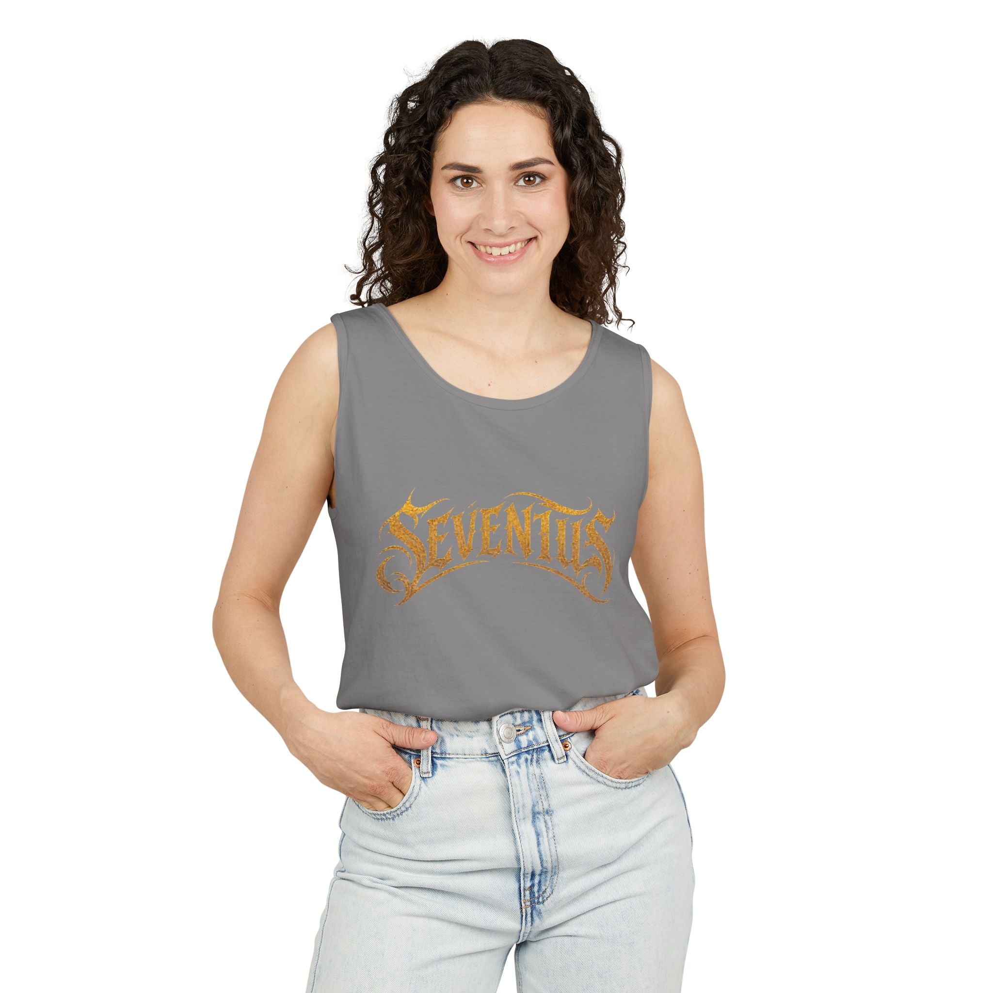 Tank Top — Seventus Panther Graphic "Born Dominant"