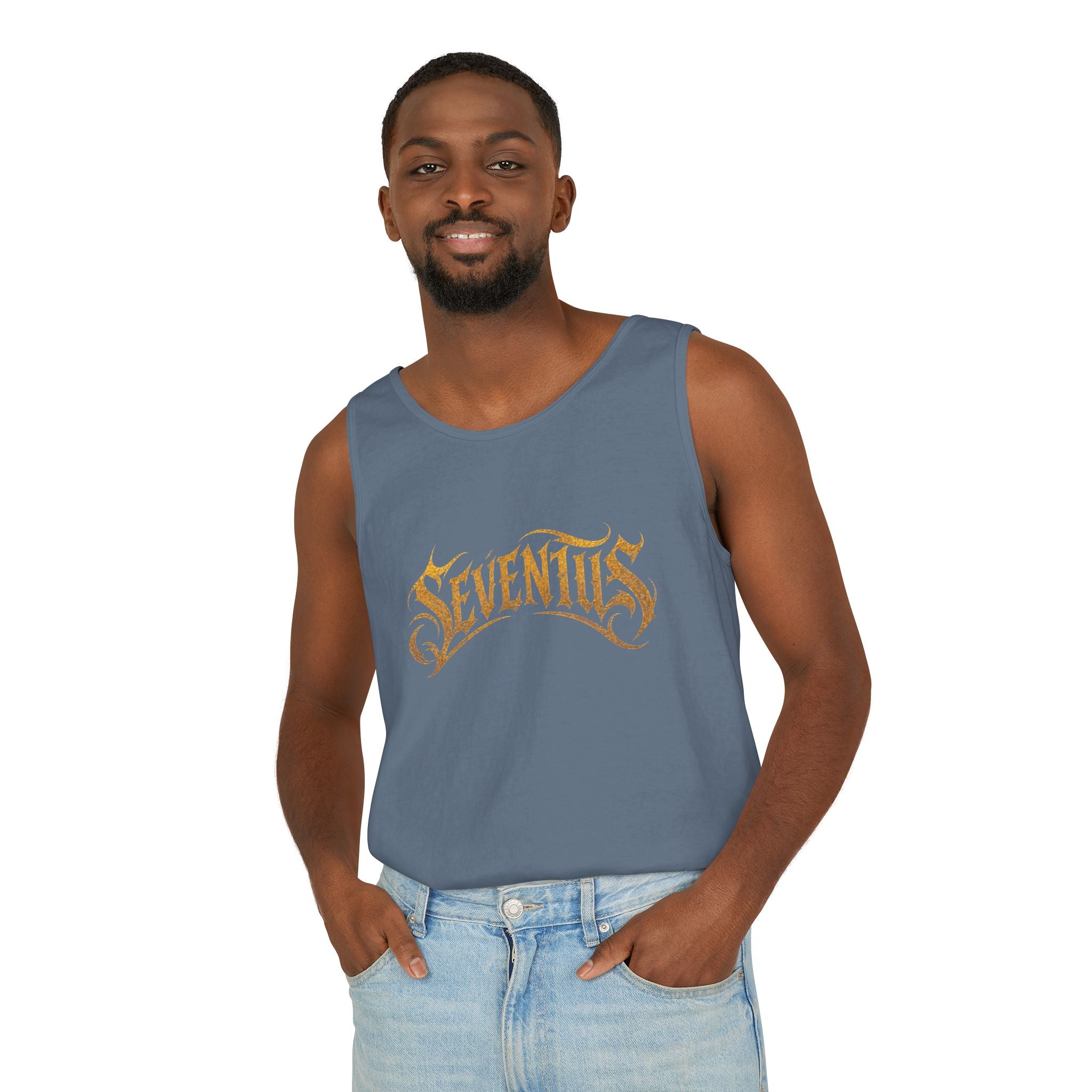 Tank Top — Seventus Panther Graphic "Born Dominant"