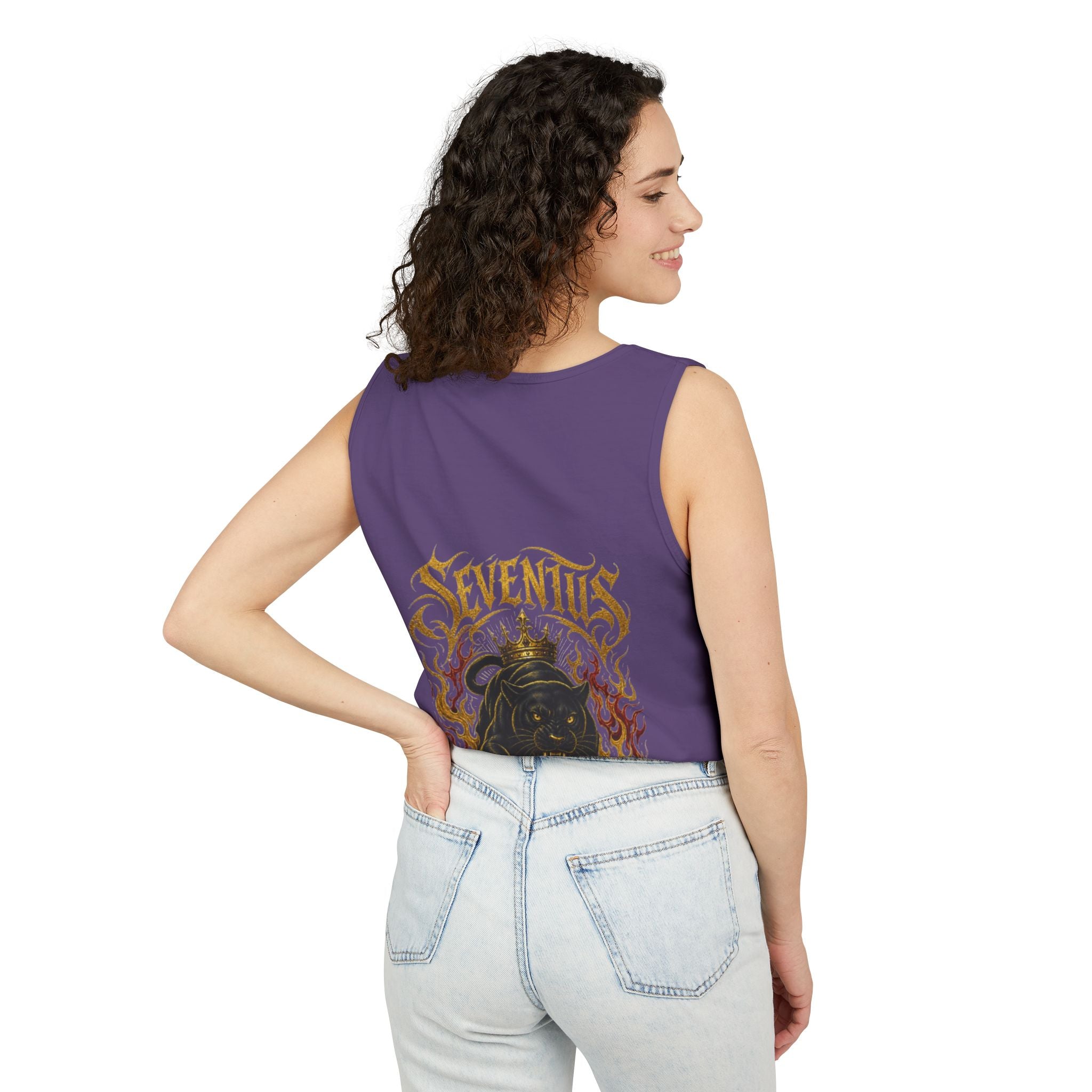 Tank Top — Seventus Panther Graphic "Born Dominant"