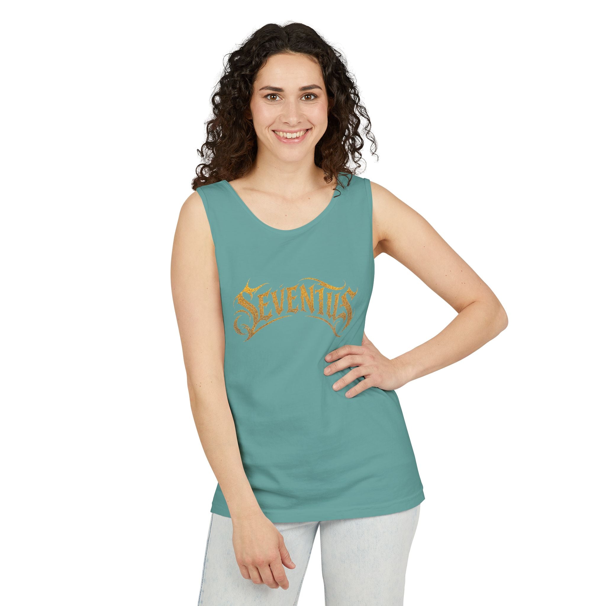 Tank Top — Seventus Panther Graphic "Born Dominant"