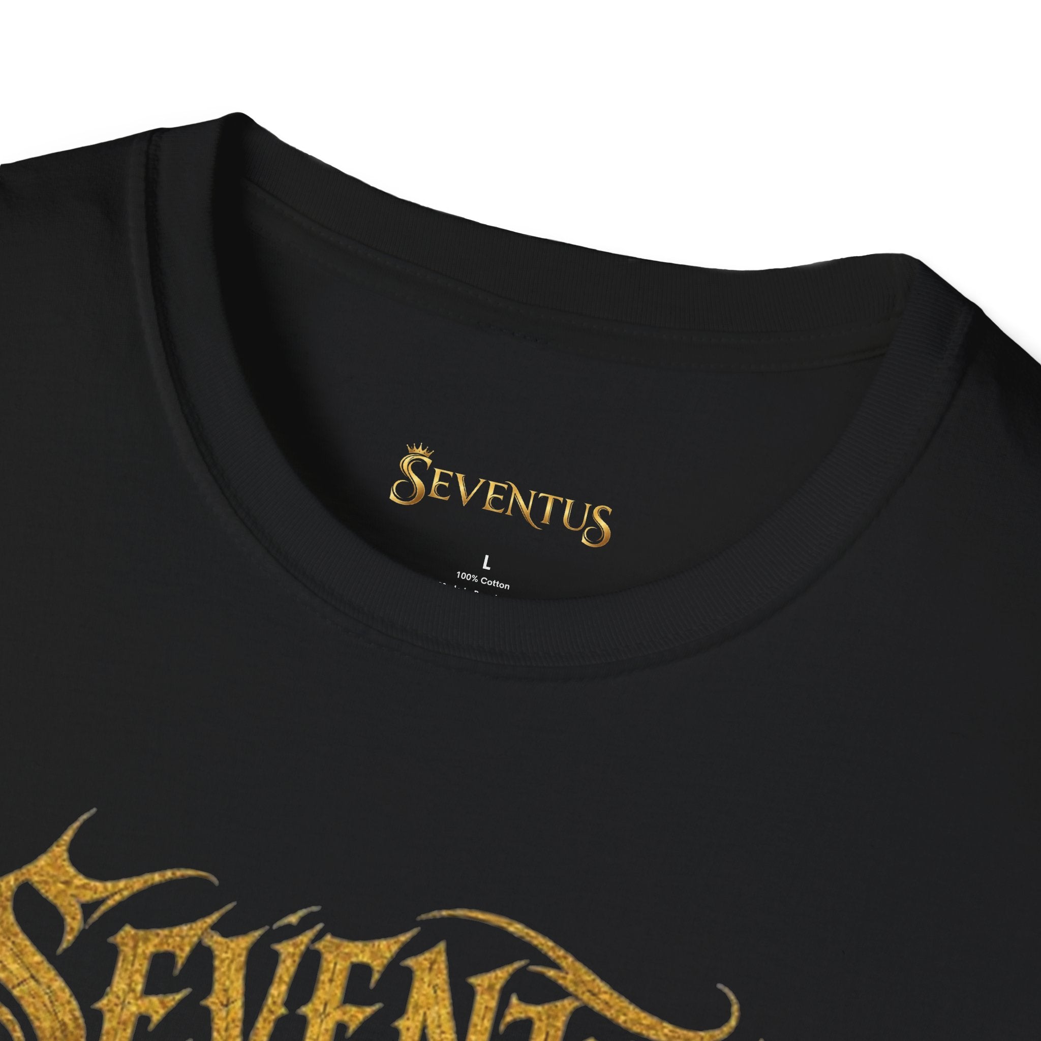 Camiseta Gráfica de Pantera en Llamas "Born Dominant" Seventus - Multicolor