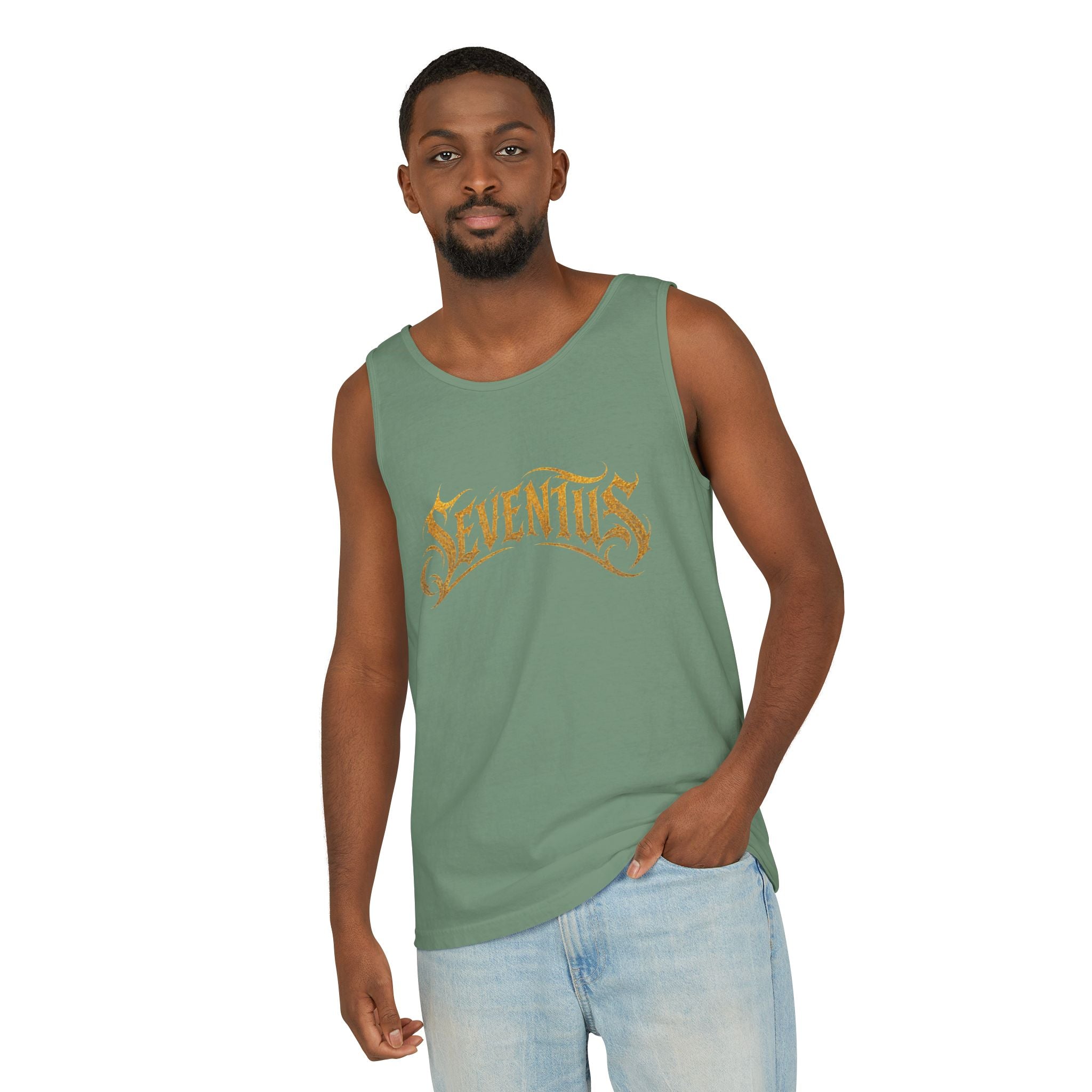 Tank Top — Seventus Panther Graphic "Born Dominant"