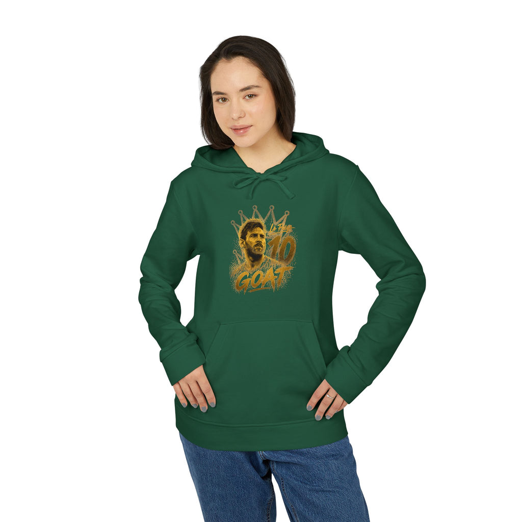 Adidas Hoodie, Messi GOAT Graphic — Streetwear Pullover