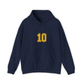 Number 10 Hoodie | Sports Jersey Hoodie, Team Spirit Athletic Style