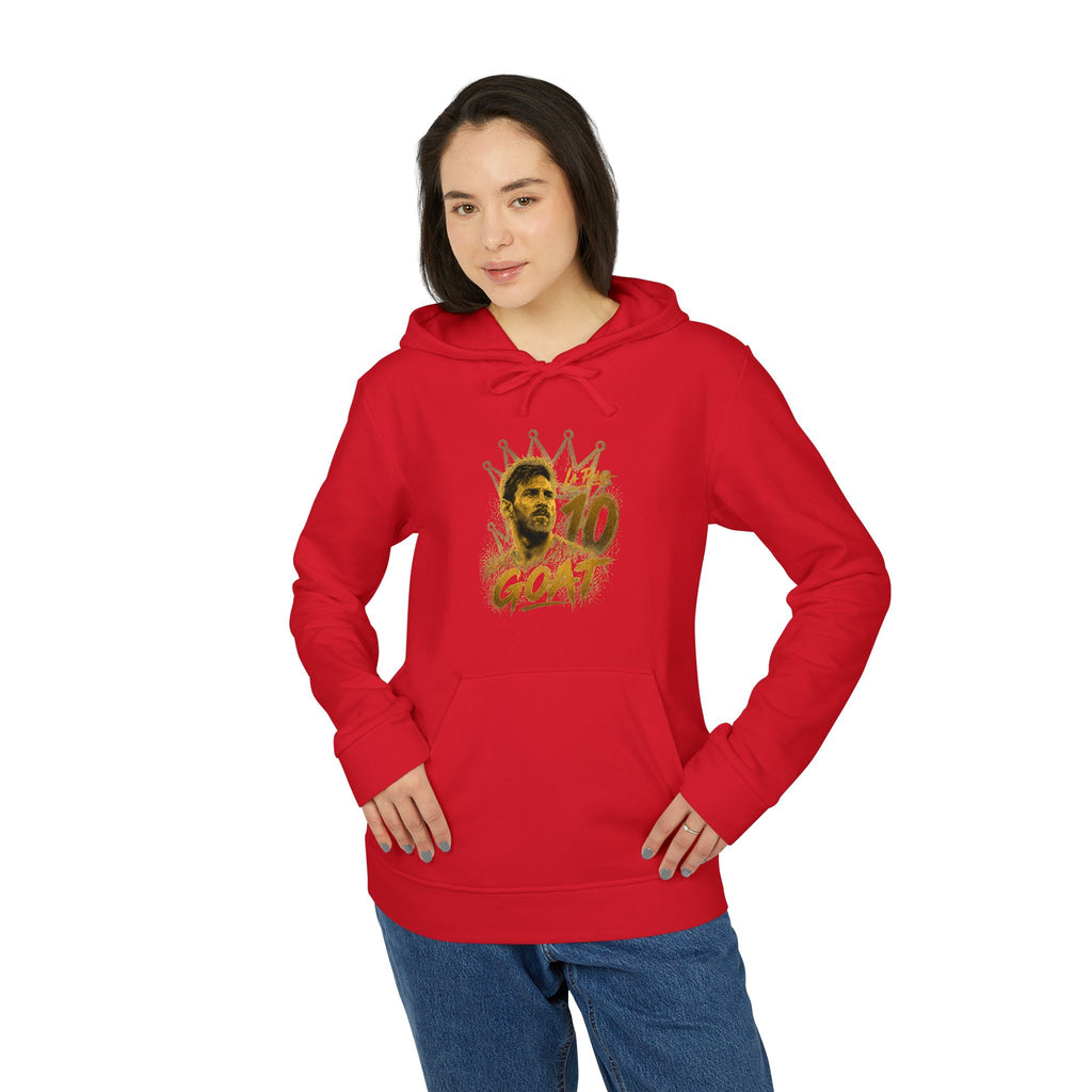 Adidas Hoodie, Messi GOAT Graphic — Streetwear Pullover
