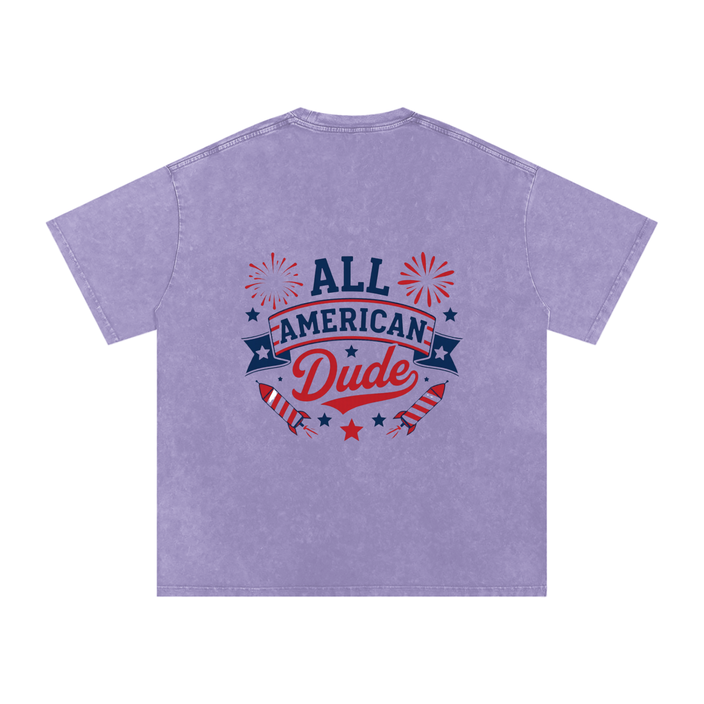 DOMINUS | All American Dude, Snow Washed Oversized Cotton T-Shirt