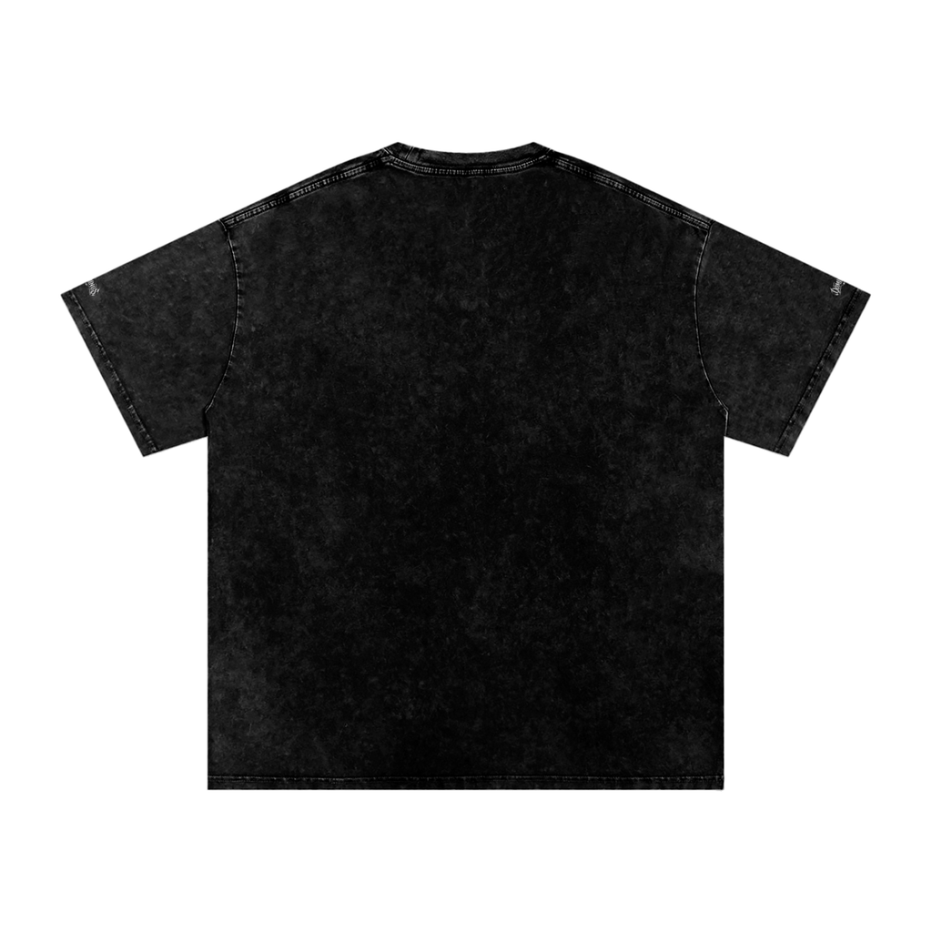 DOMINUS | July 4th 1776 , Snow Washed Oversized Cotton T-Shirt