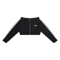 Off-Shoulder Full Zip Hoodie