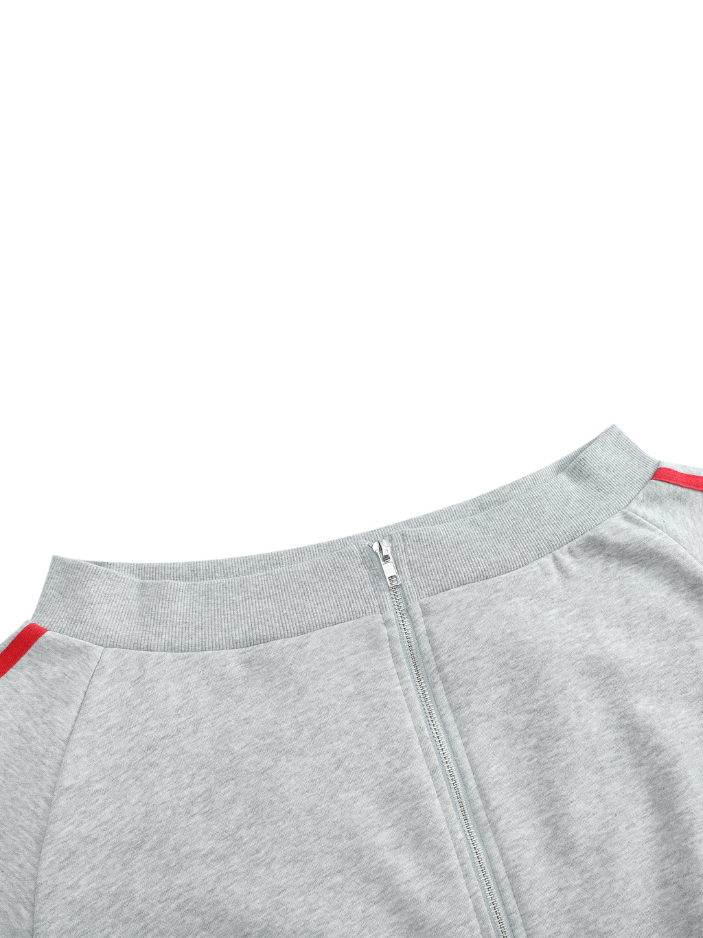Off-Shoulder Full Zip Hoodie