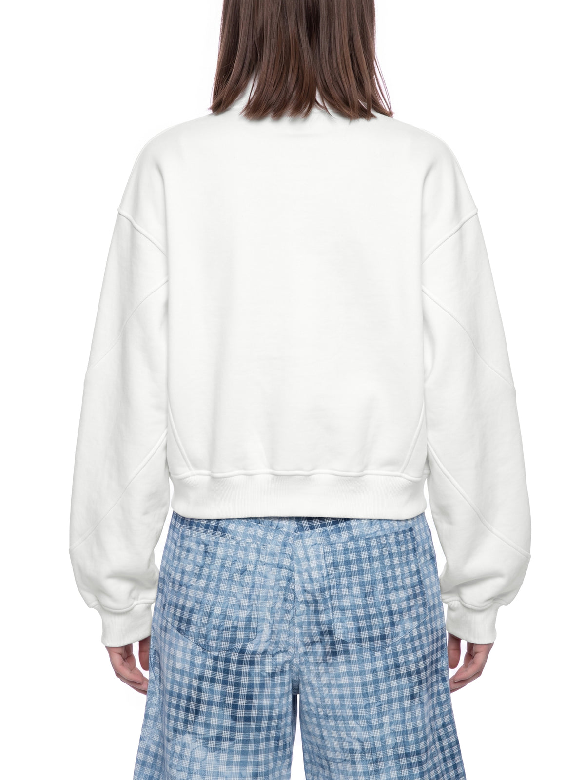 Loose Fleece Quarter-Zip Sweatshirt
